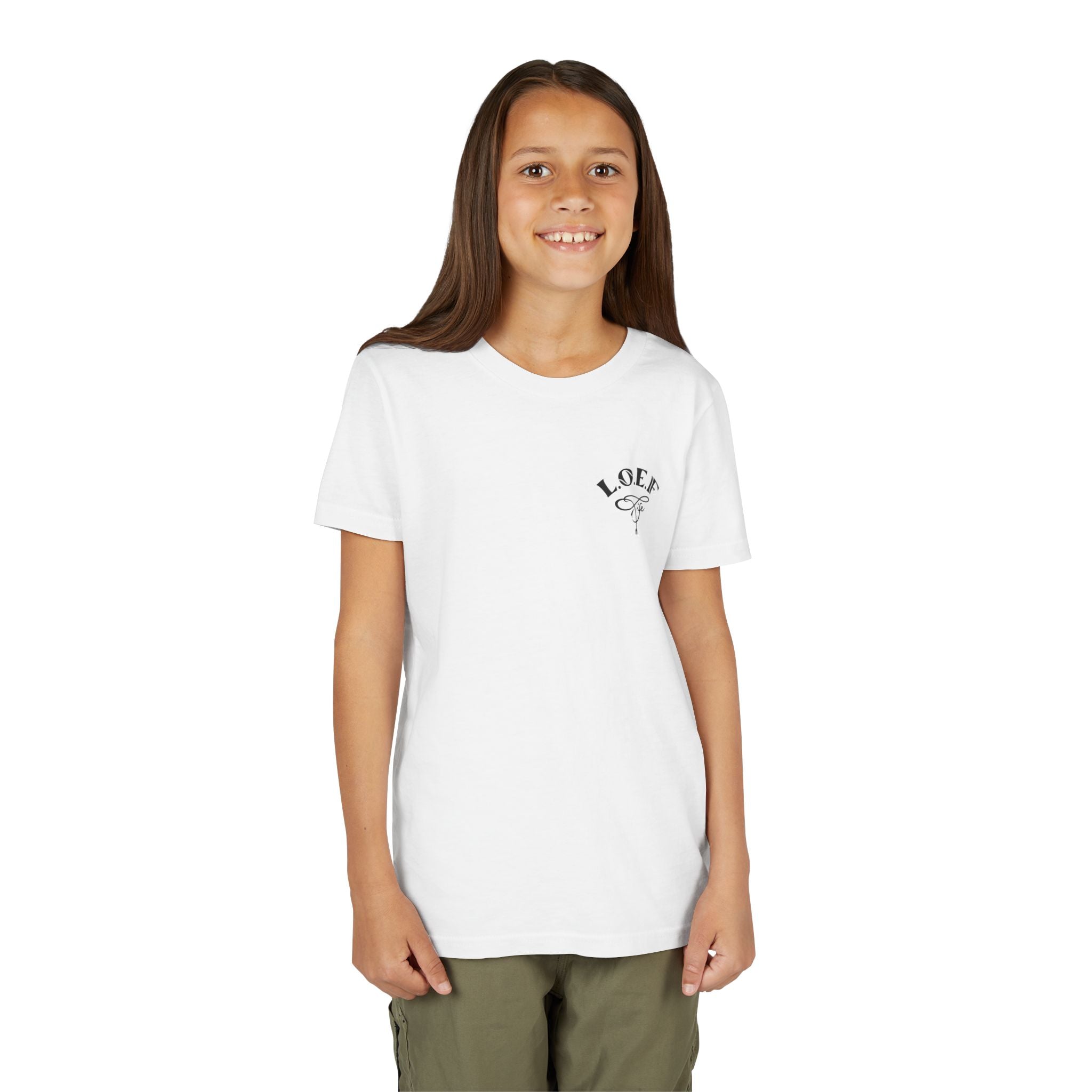 L.O.E.F Foodie 4Life Young Short Sleeve Tee (Black)