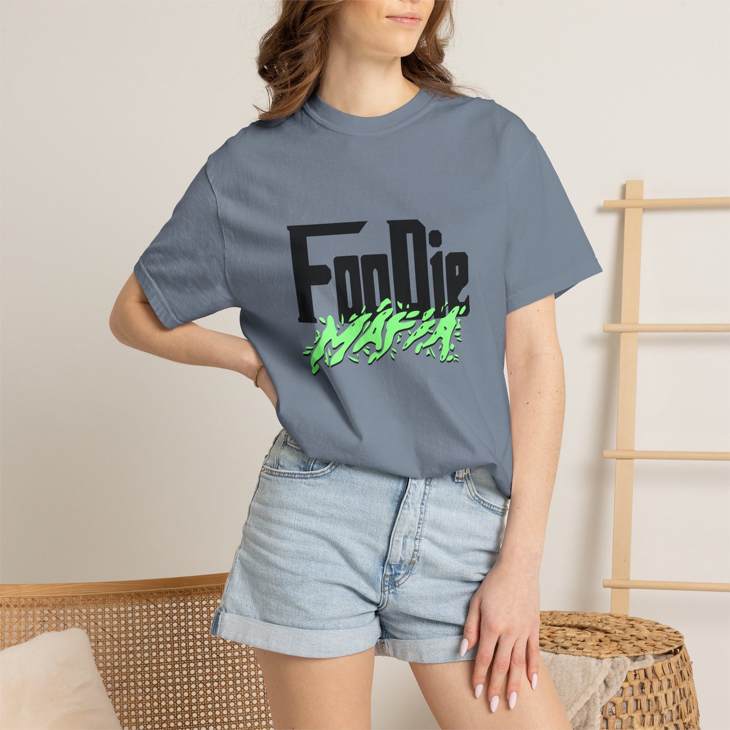 L.O.E.F Foodie Mafia Tee Shirt (Mint Green)