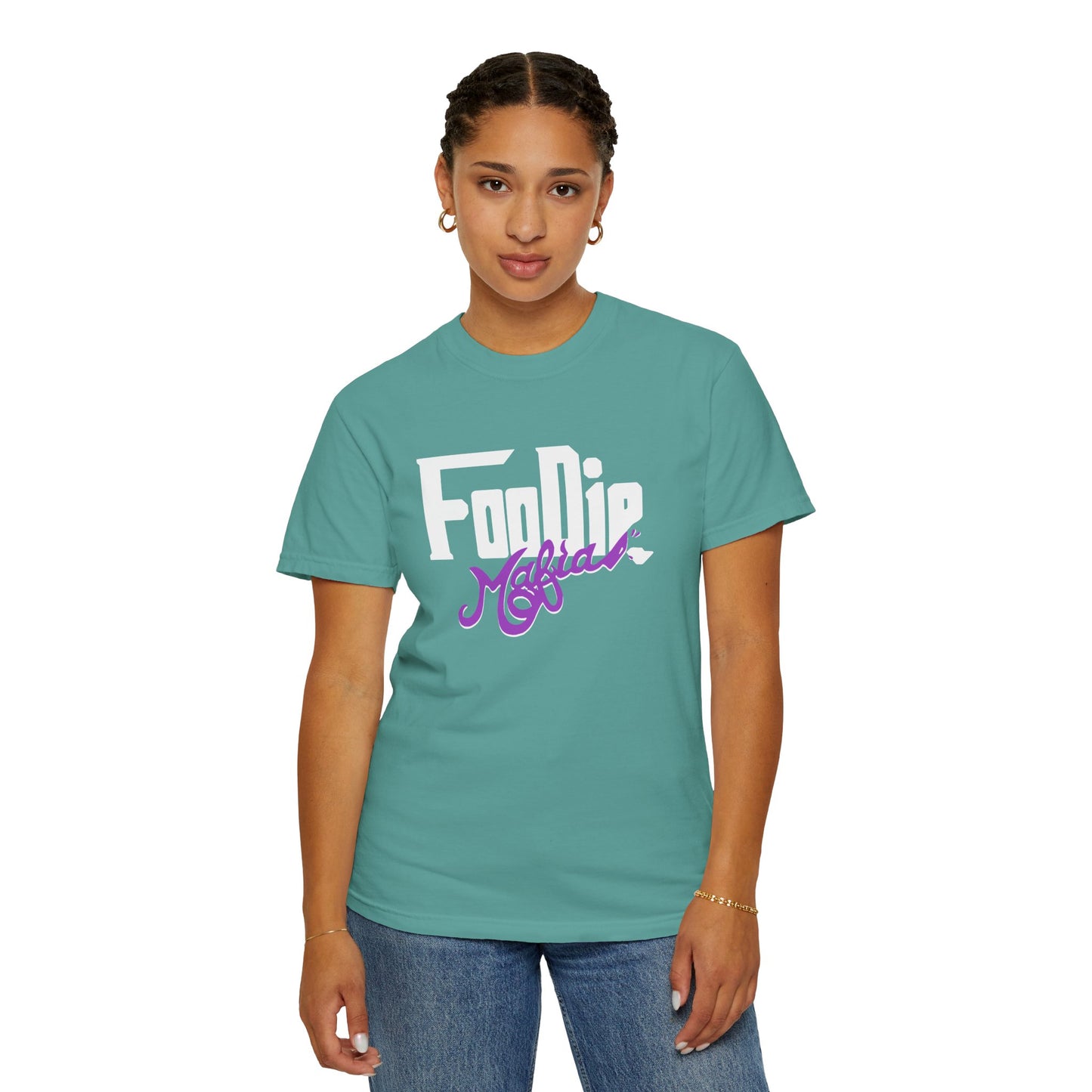 L.O.E.F Foodie Mafia Unisex Tee Shirt  (Purple)