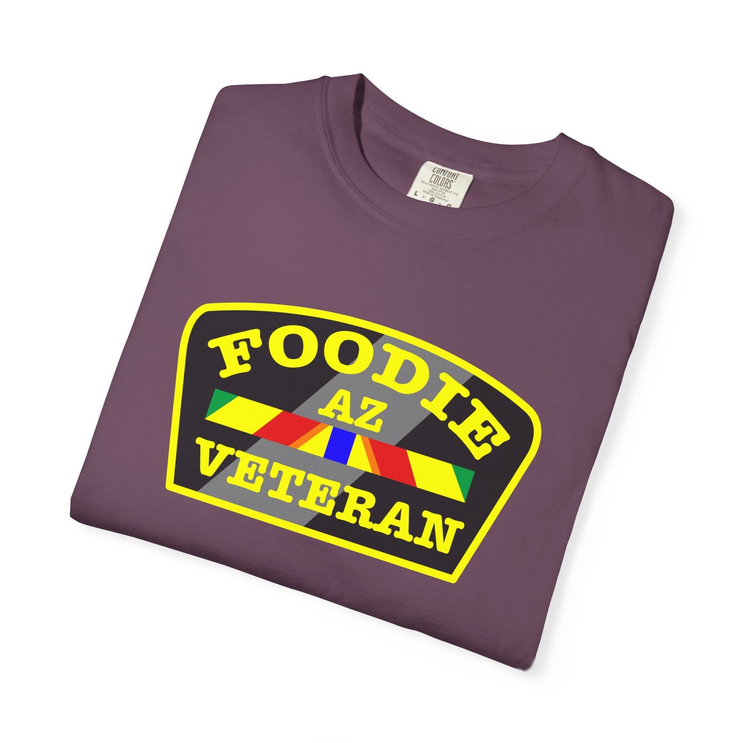 L.O.E.F Foodie Veteran AZ Unisex Tee Shirt (Yellow)