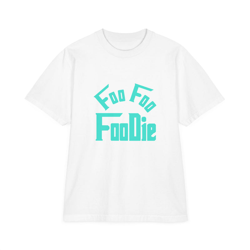 L.O.E.F Unisex FOO FOO FOODIE Tee Shirt (Turquoise)