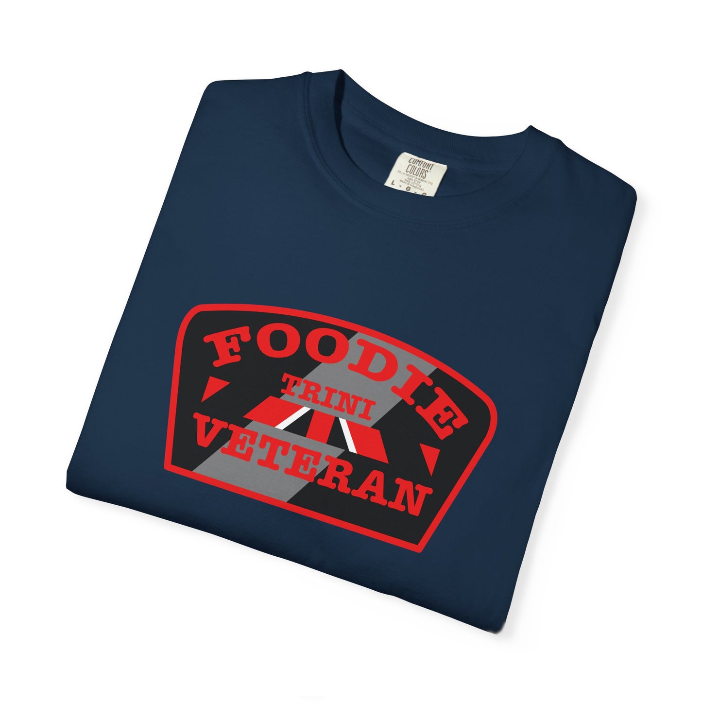 L.O.E.F Foodie Veteran TRINI Unisex Tee Shirt (Red)