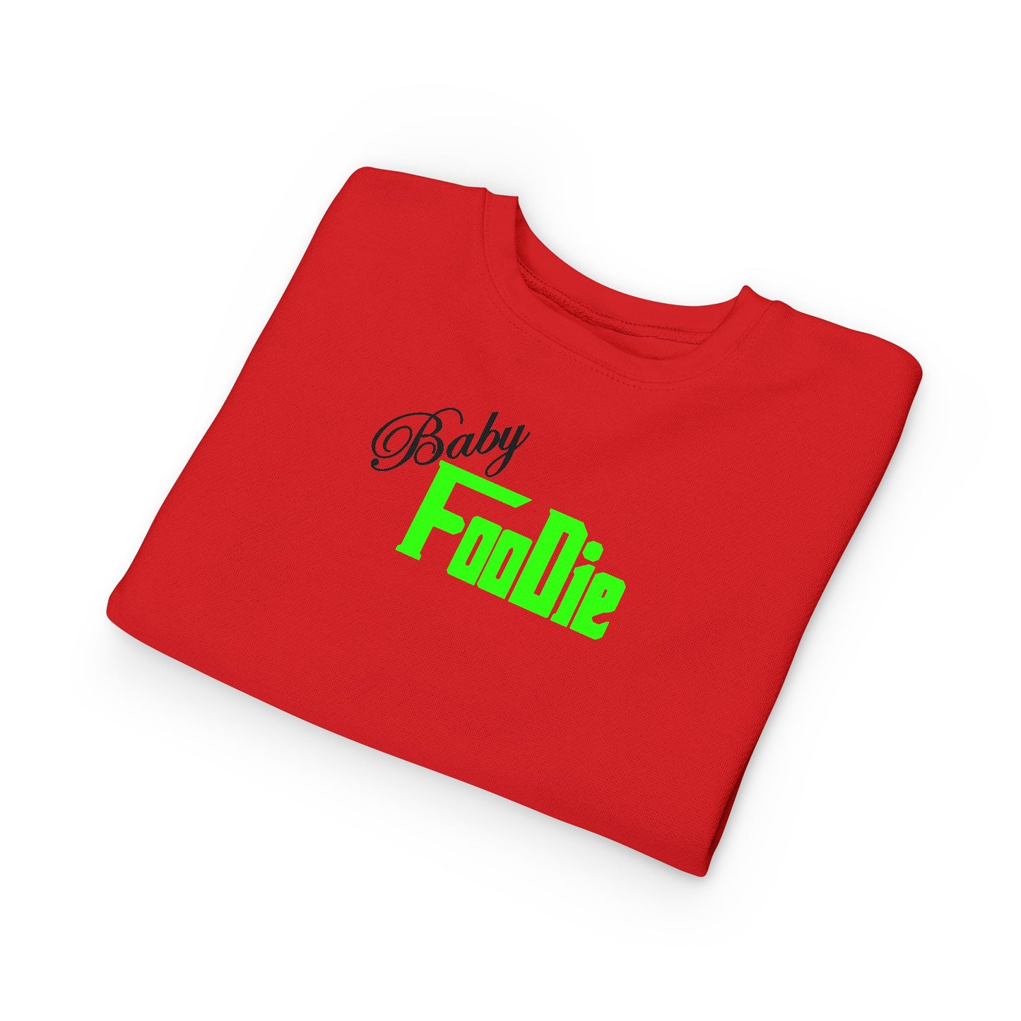 L.O.E.F Baby Foodie Toddler Sweatshirt (Neon Green)