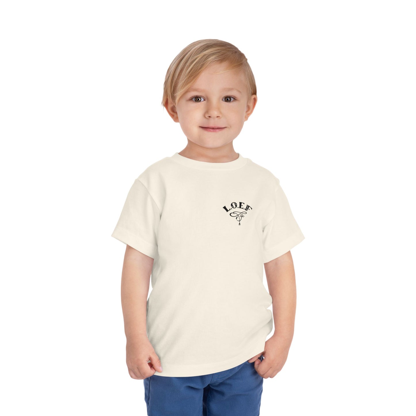 L.O.E.F Foodie 4Life Baby Short Sleeve Tee Shirt (Dark Blue)