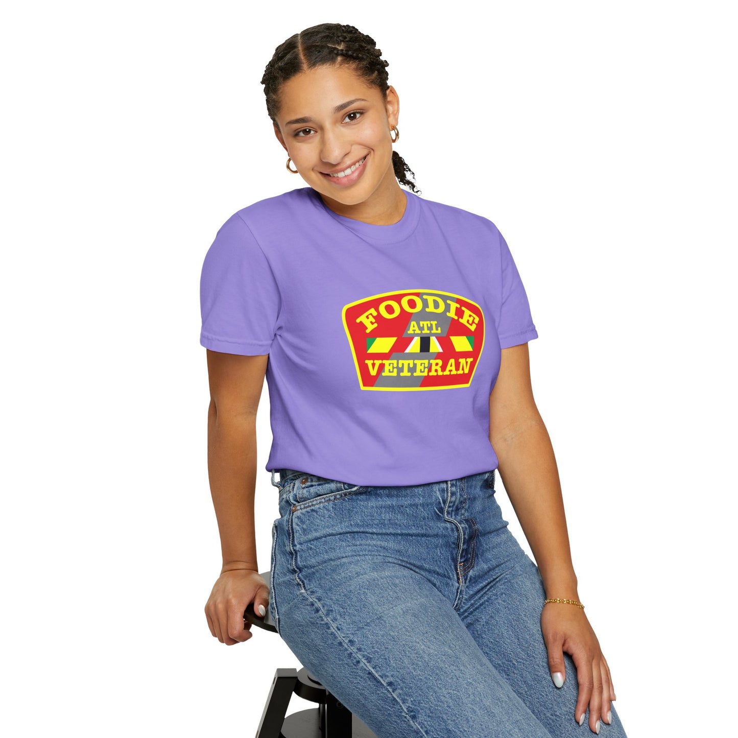L.O.E.F Foodie Veteran ATL Unisex Tee Shirt (Yellow)