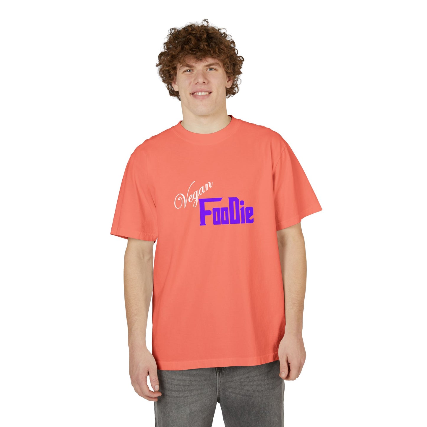 L.O.E.F Unisex Vegan Foodie Tee Shirt (Violet)