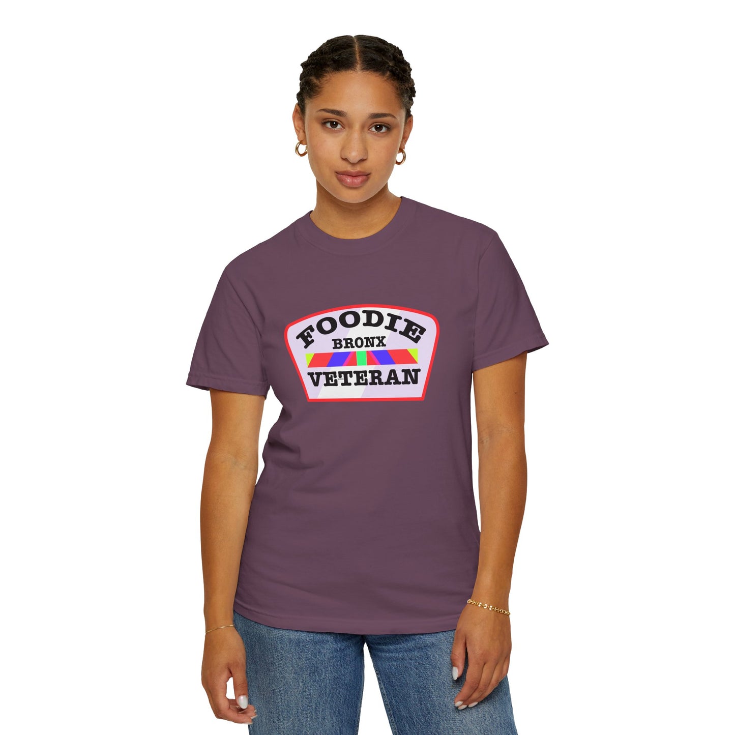 L.O.E.F Foodie Veteran Bronx Unisex Tee Shirt (Soft Pink)