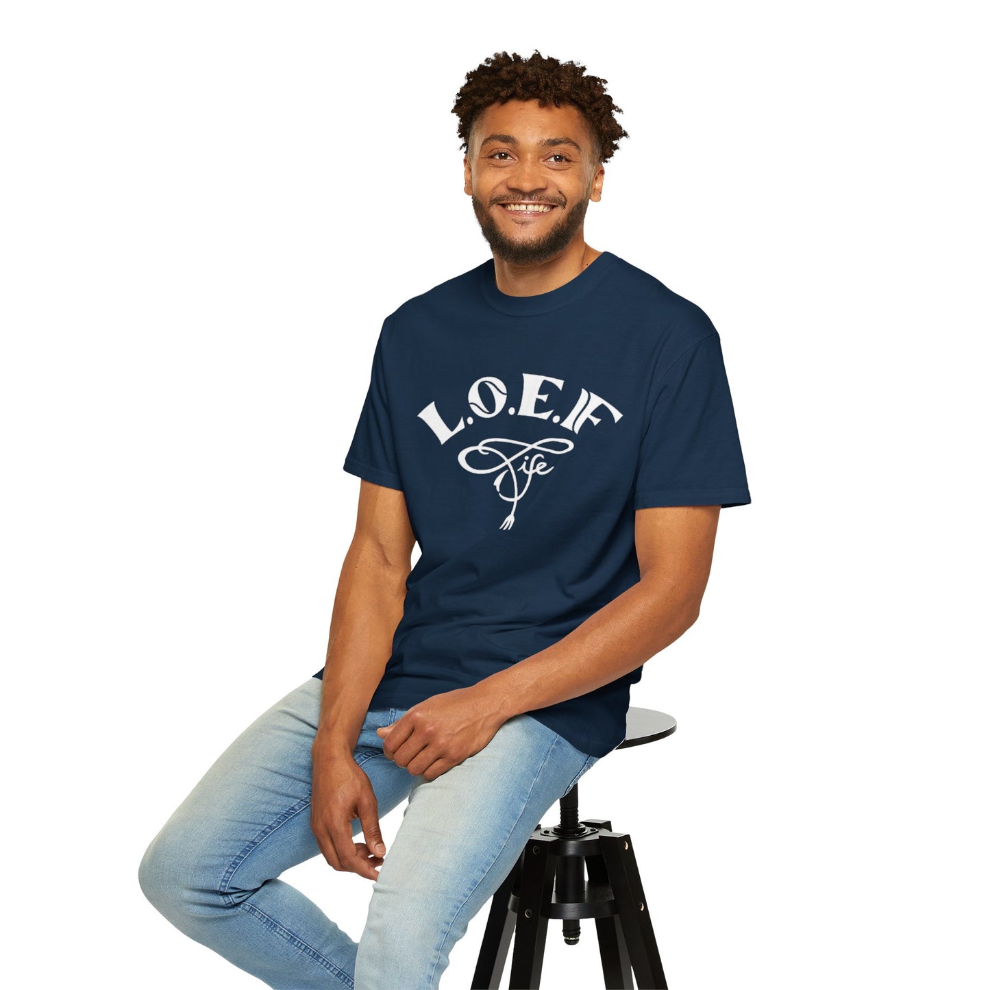 L.O.E.F Life Unisex Tee Shirt (White)