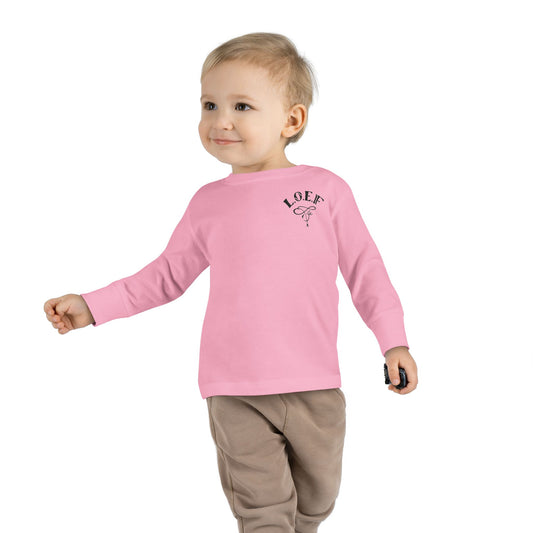L.O.E.F Foodie 4Life Baby Long Sleeve Tee  (Violet)