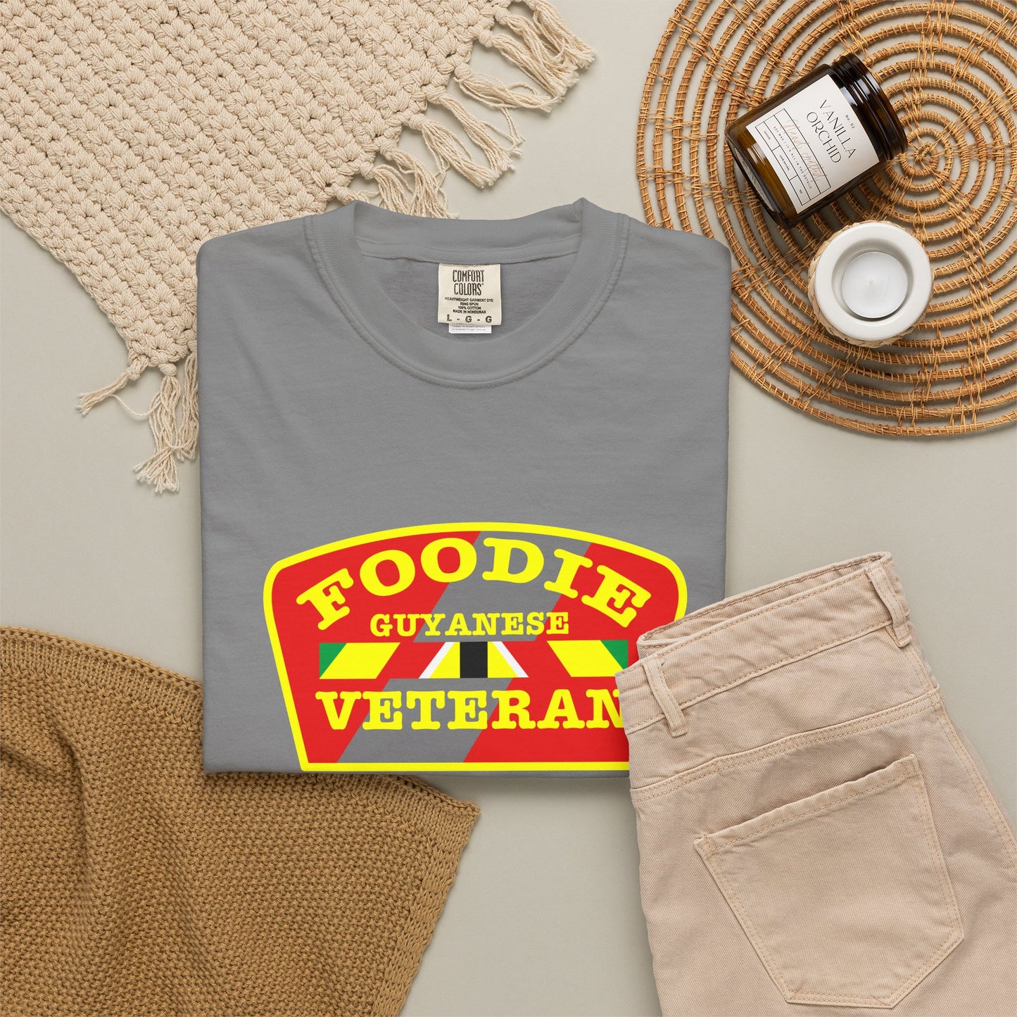 L.O.E.F Foodie Veteran Guyanese Unisex Tee Shirt