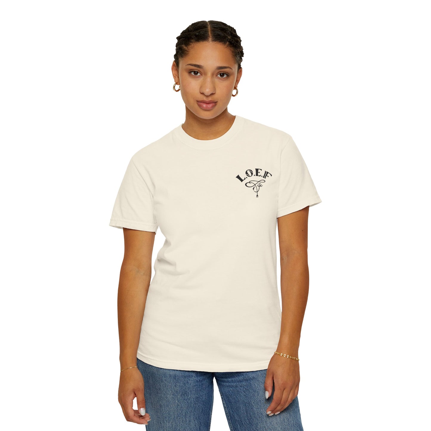 L.O.E.F Foodie 4Life Certified Unisex Tee Shirt (Black)