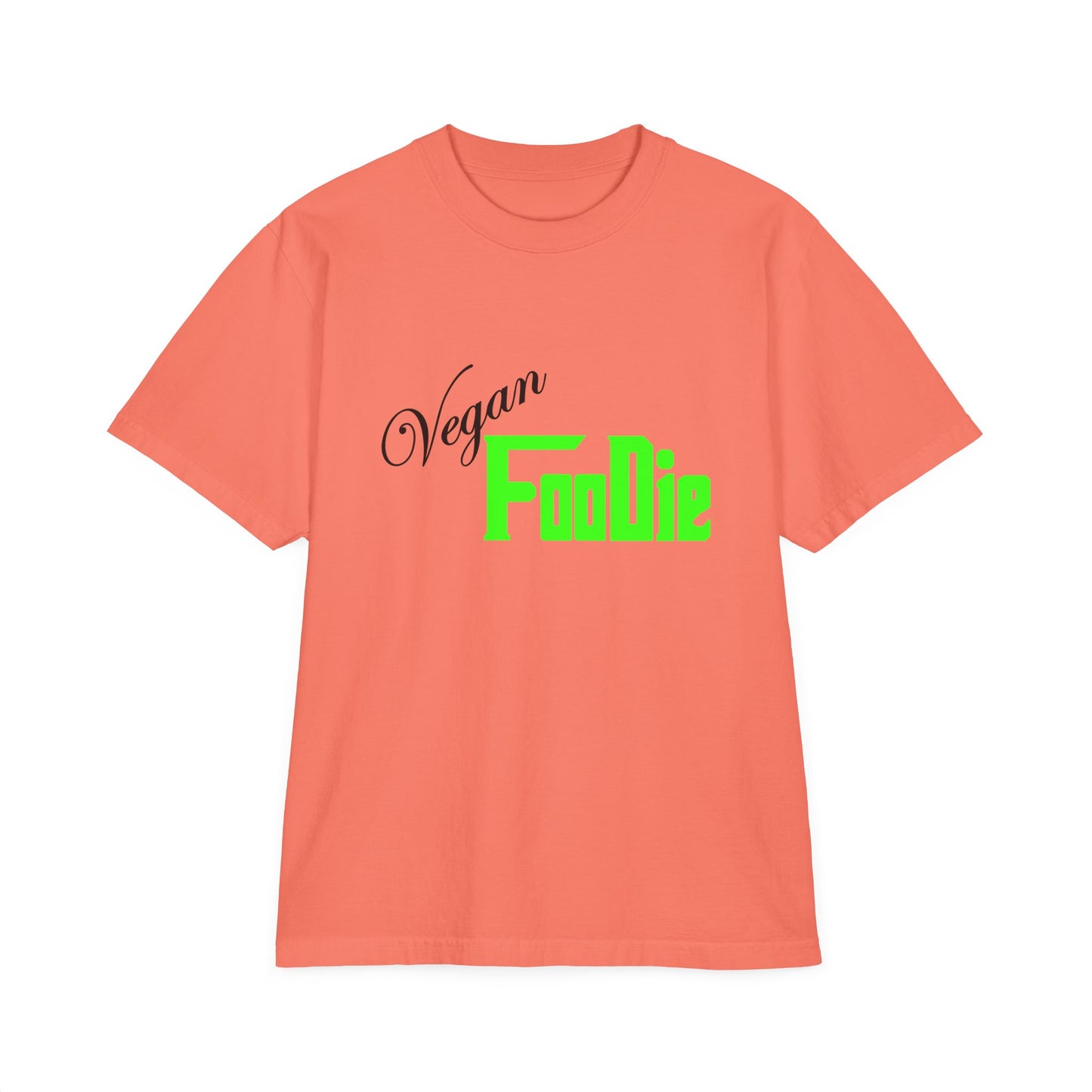 L.O.E.F Unisex Vegan Foodie Tee Shirt (Neon Green)