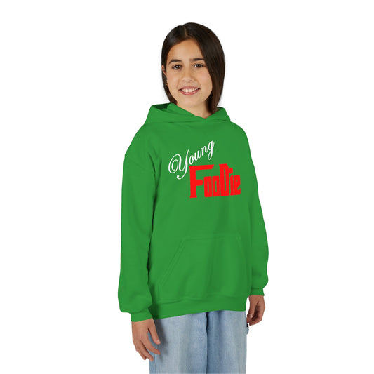 L.O.E.F Young Foodie Youth Hooded Sweatshirt (Fiery Red)