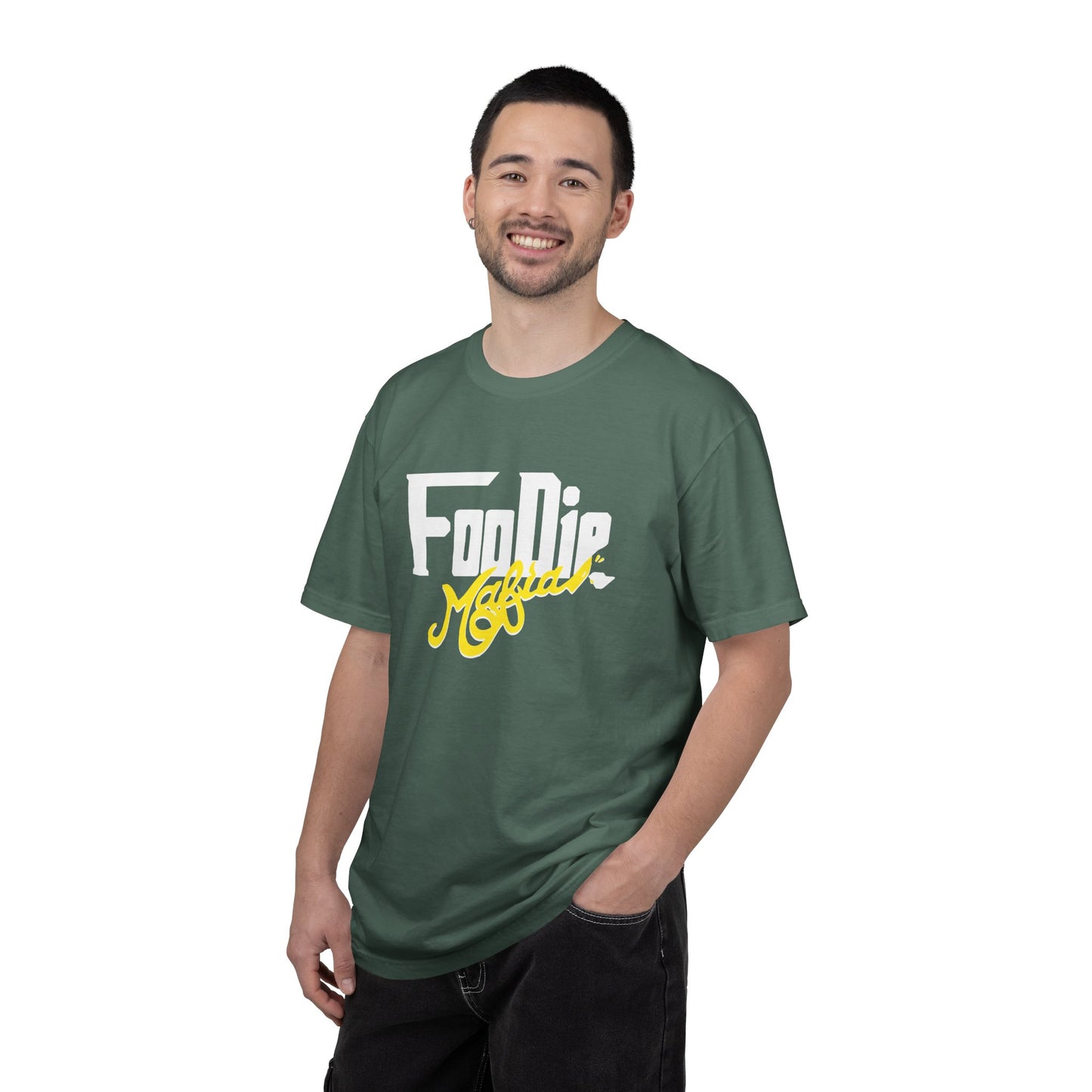 L.O.E.F Foodie Mafia Unisex Tee Shirt  (Yellow)