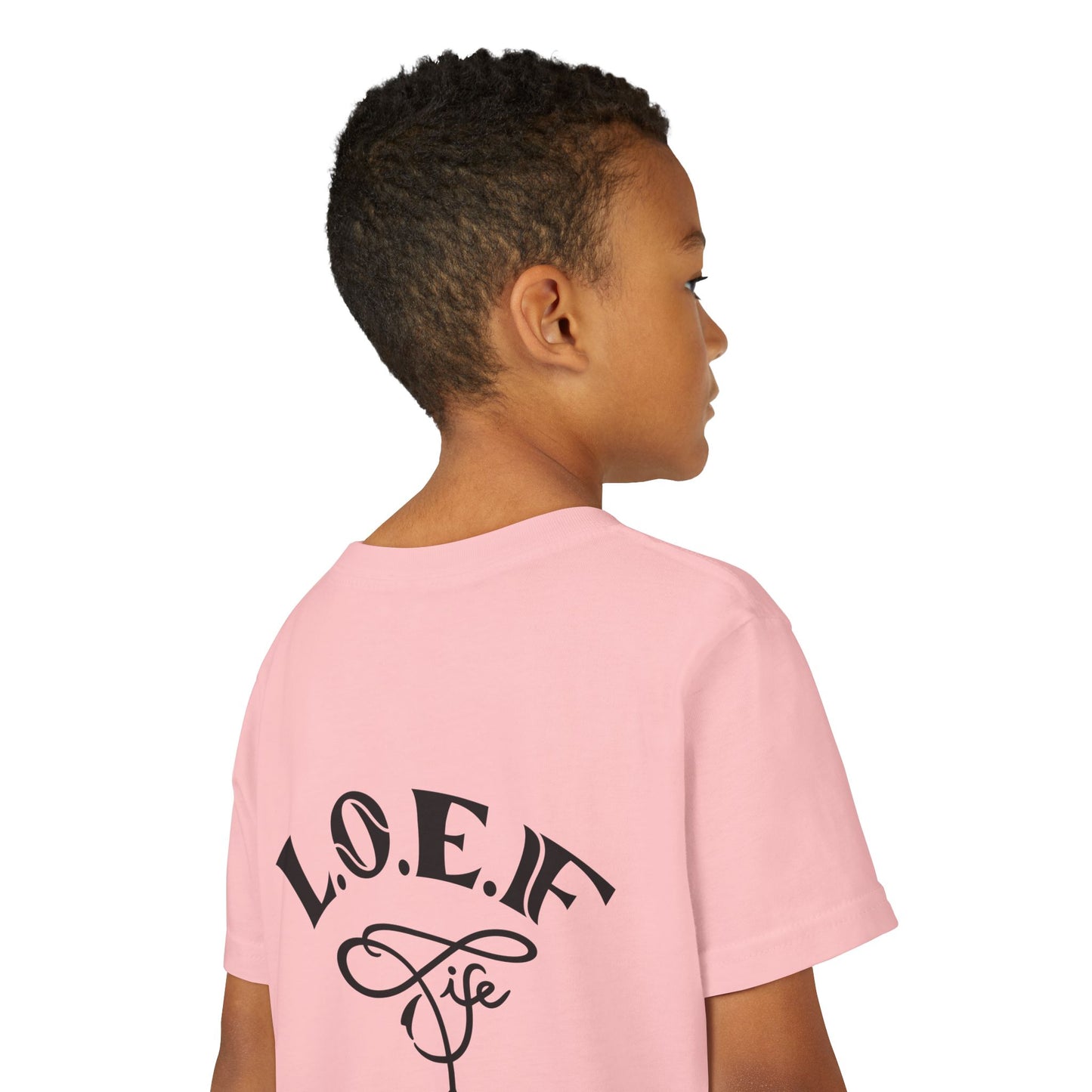 L.O.E.F Foodie 4Life Young Tee Shirt  (Fiery Red)