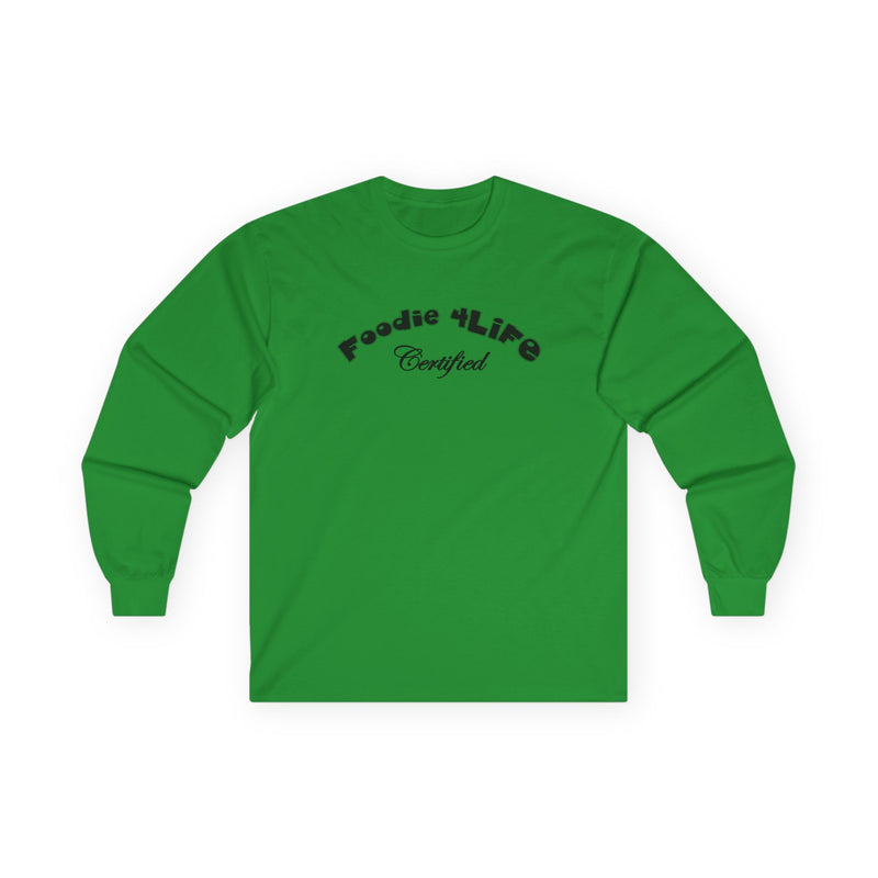 L.O.E.F Foodie 4Life Certified Long Sleeve Tee (Black)