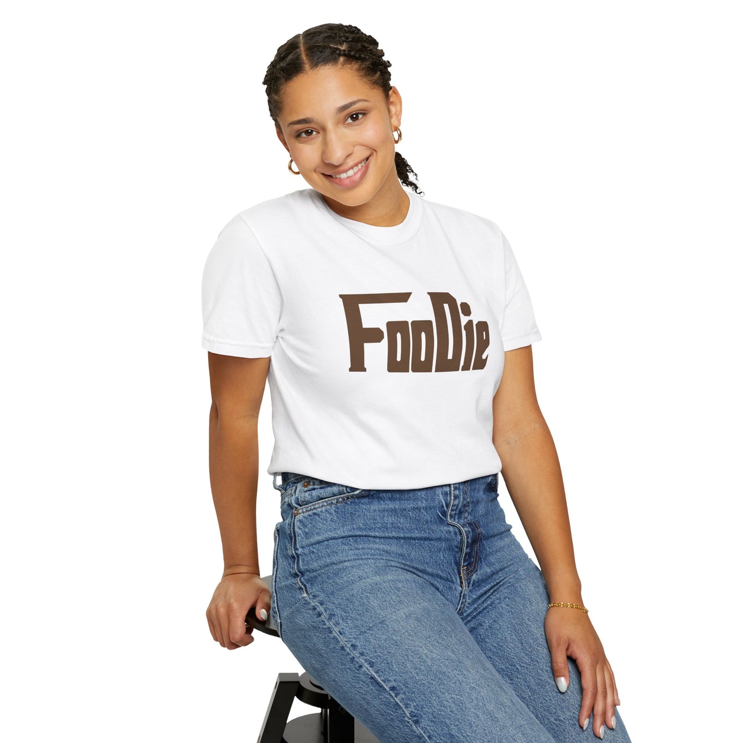L.O.E.F Foodie Unisex Tee Shirt (Dark Brown)
