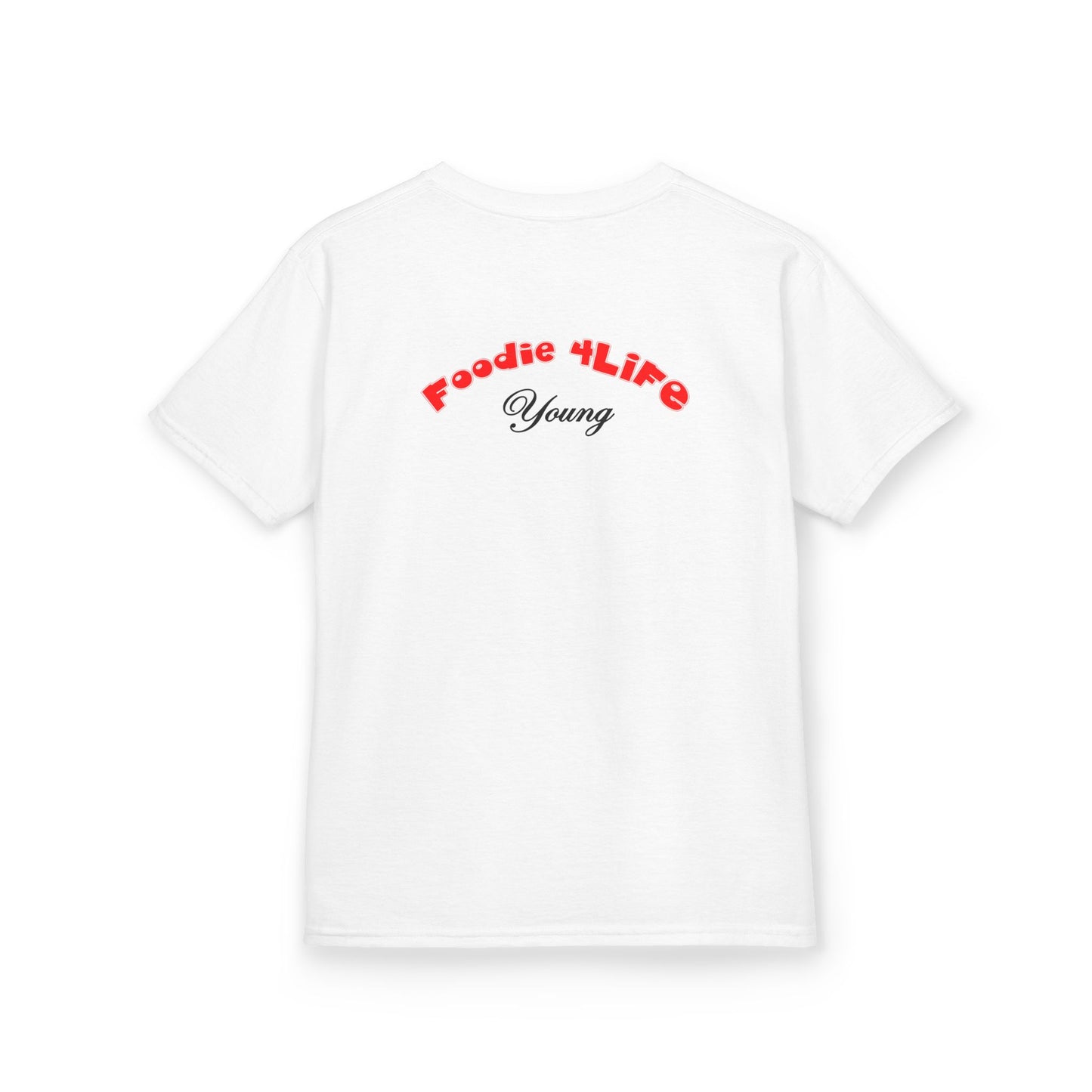 L.O.E.F Foodie 4Life Young Short Sleeve Tee (Fiery Red)
