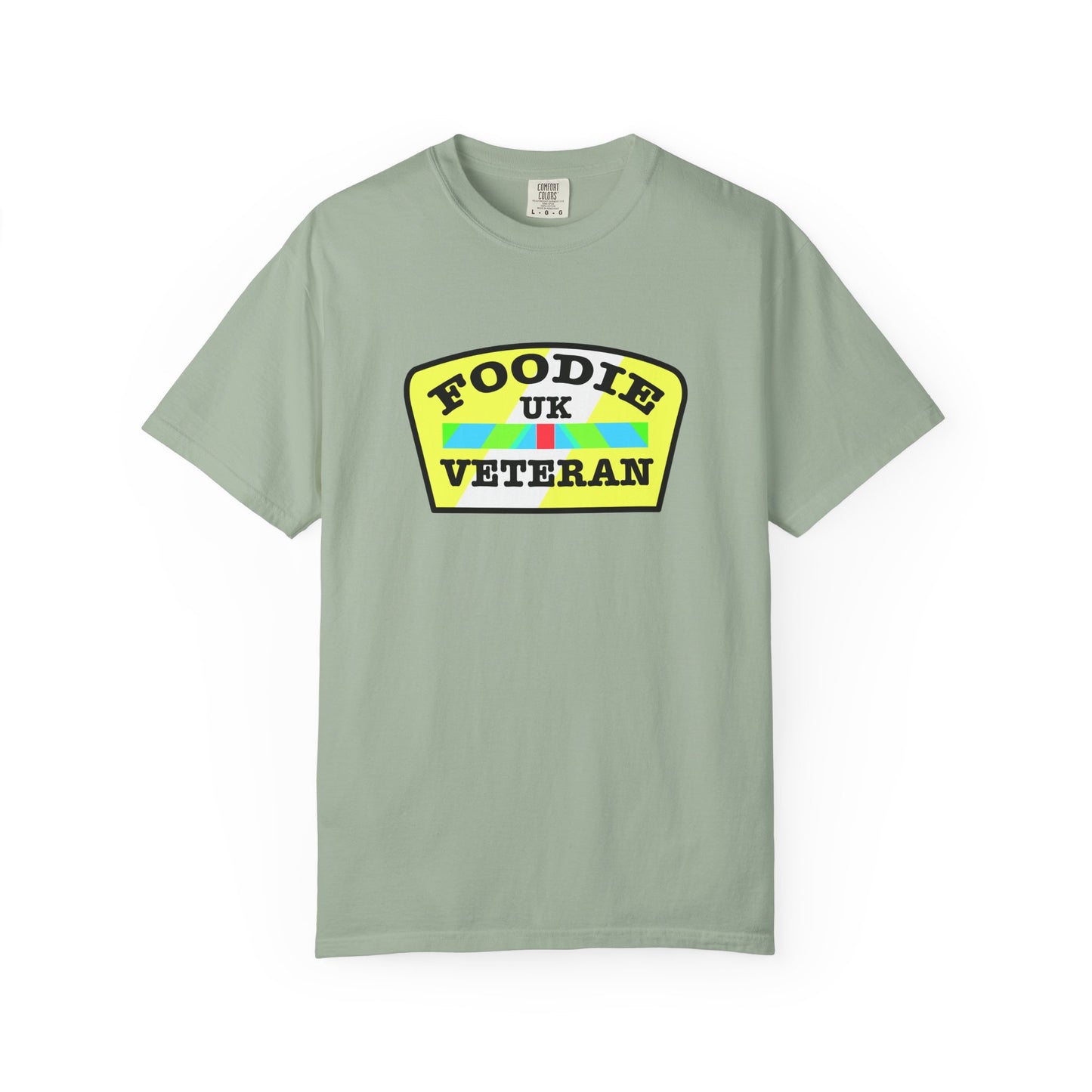 L.O.E.F Foodie Veteran UK Unisex Tee Shirt (Yellow and Black)