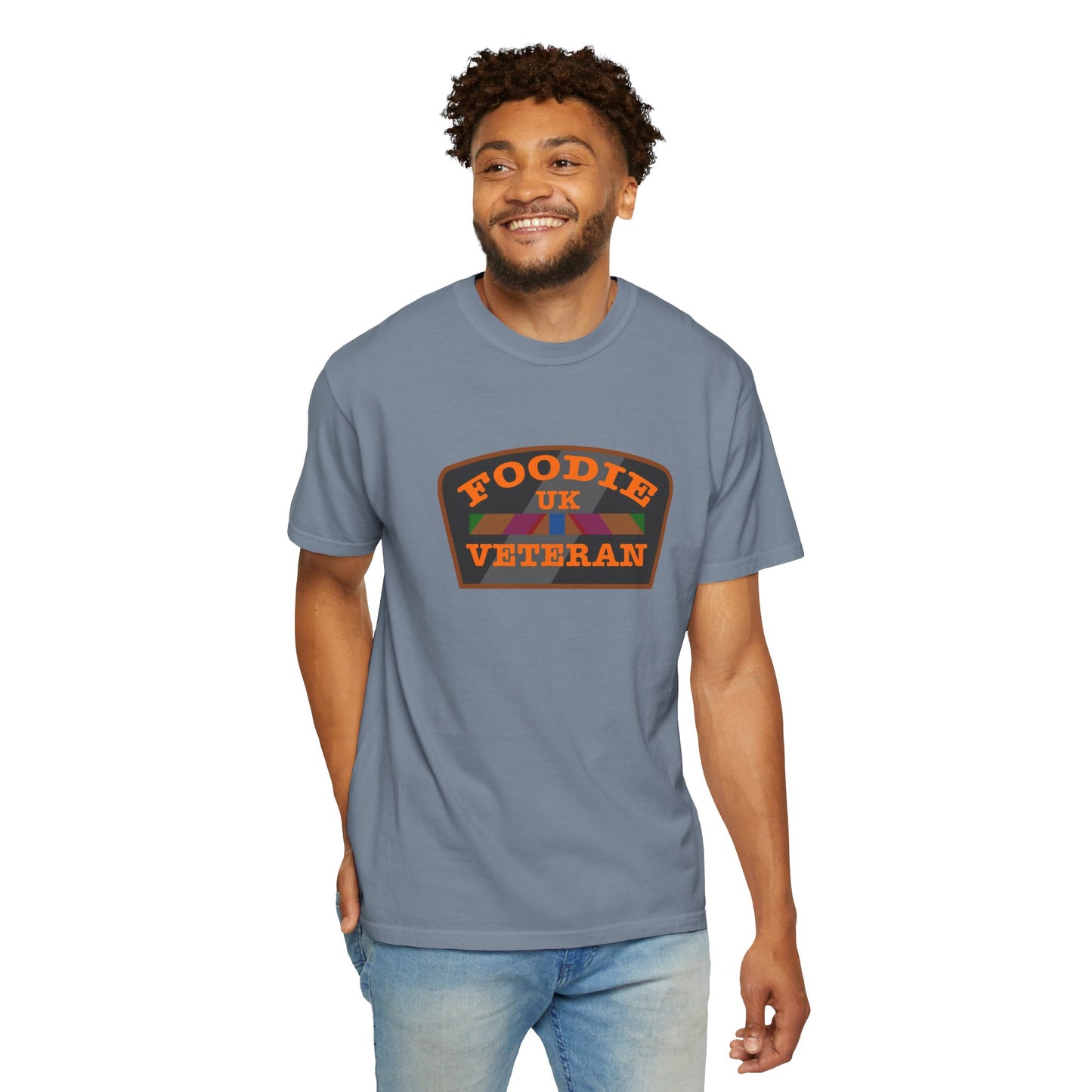 L.O.E.F Foodie Veteran UK Unisex Tee Shirt (Orange)