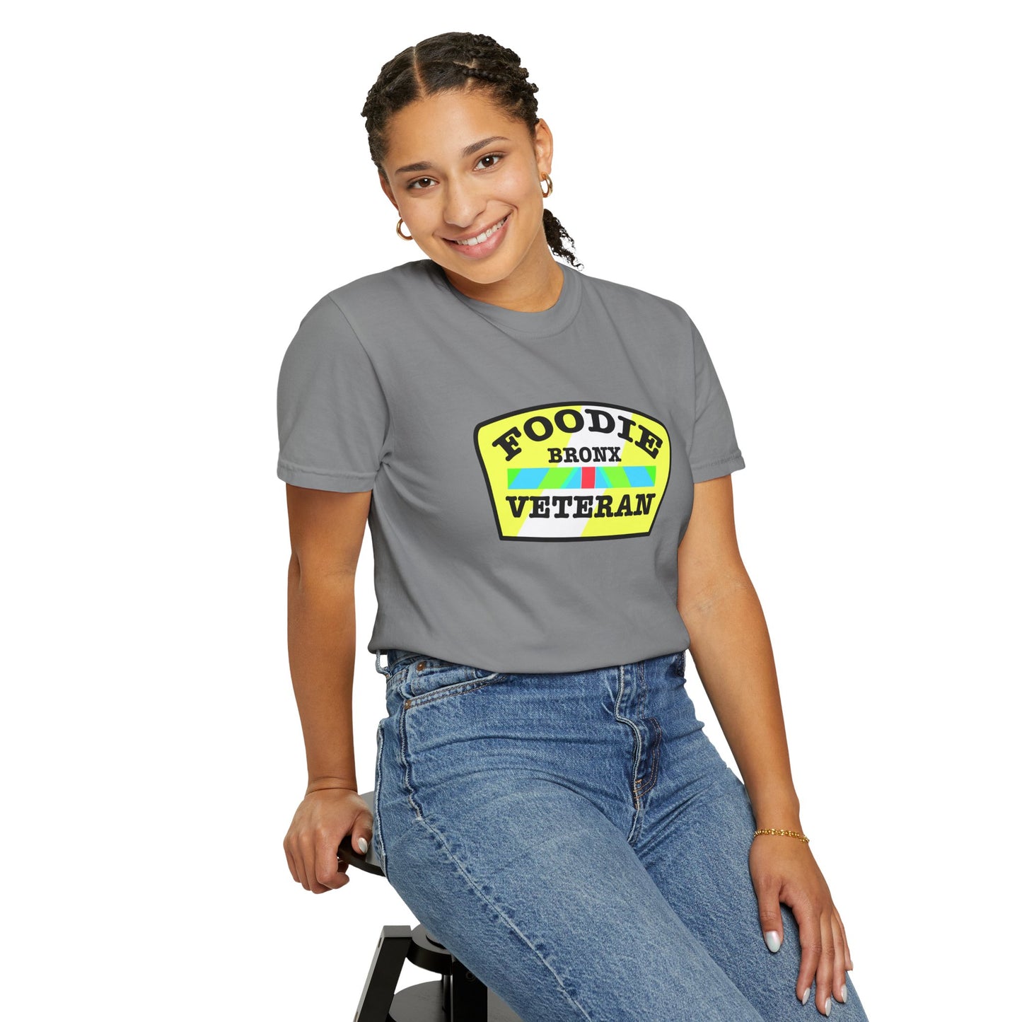 L.O.E.F Foodie Veteran Bronx Unisex Tee Shirt (Yellow)