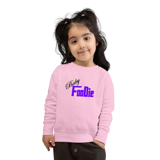 L.O.E.F Baby Foodie Toddler Sweatshirt (Violet)