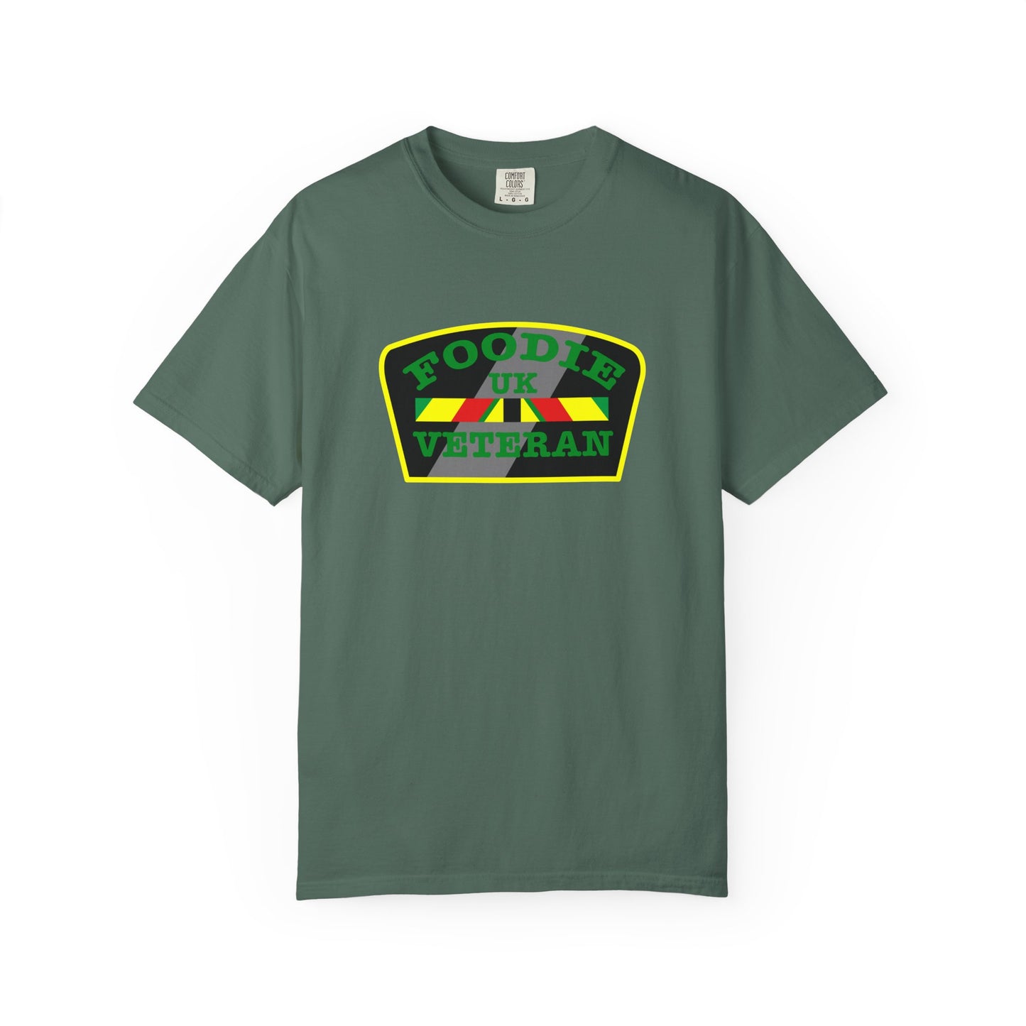 L.O.E.F Foodie Veteran UK Unisex Tee Shirt (Green)