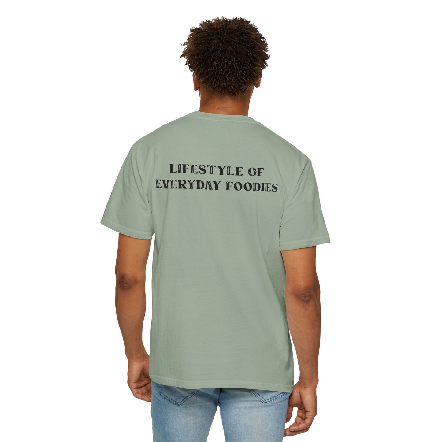 L.O.E.F LIFESTYLE OF EVERYDAY FOODIES Unisex Tee Shirt (Black)