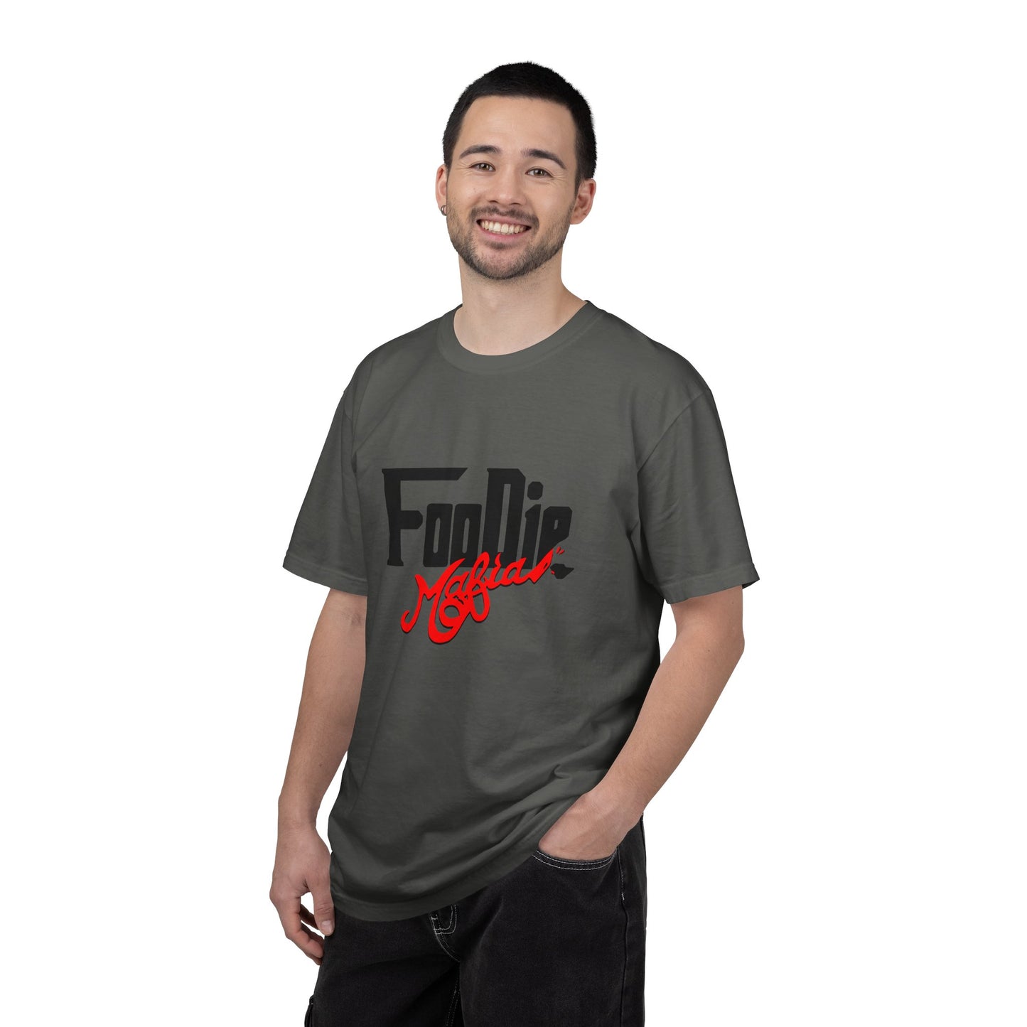 L.O.E.F Foodie Mafia Unisex Tee Shirt (Flat Red)