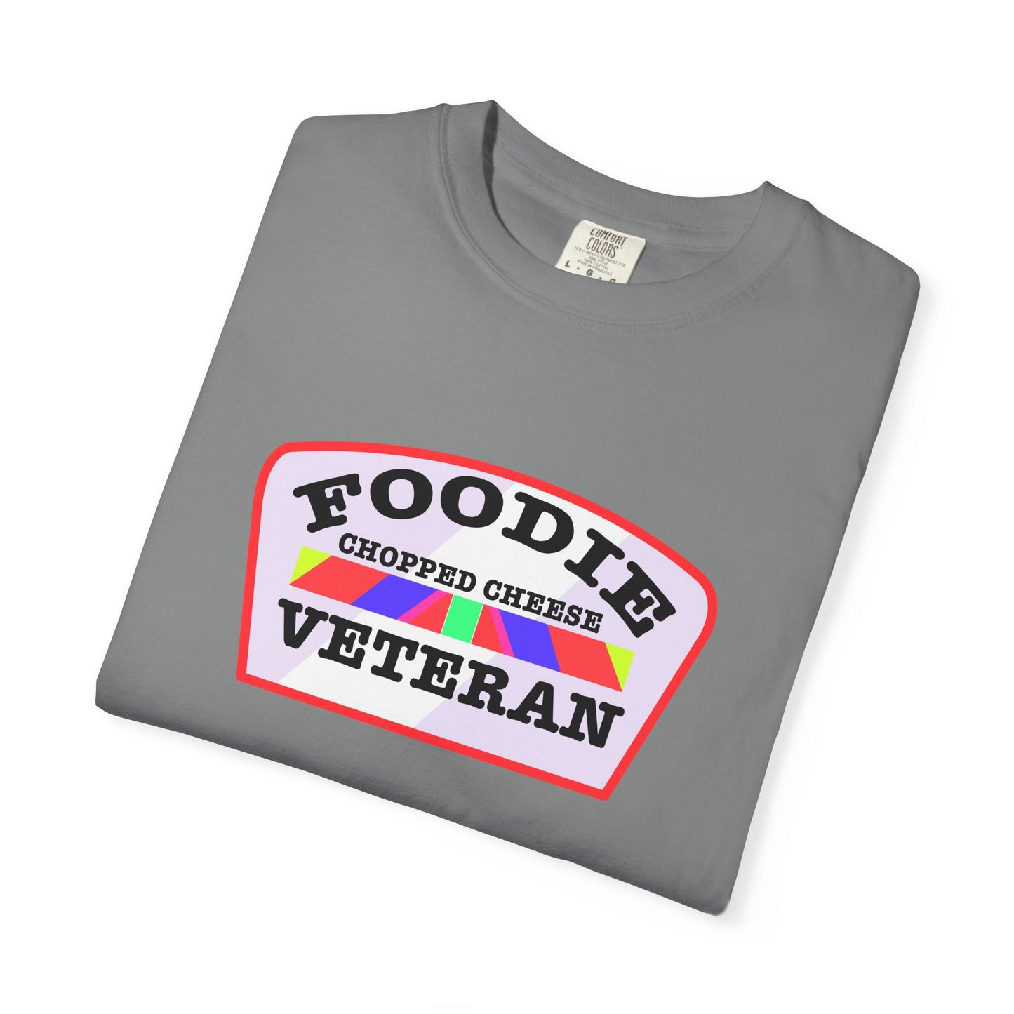 L.O.E.F Foodie Veteran Chopped Cheese Unisex Tee Shirt (Soft Pink)