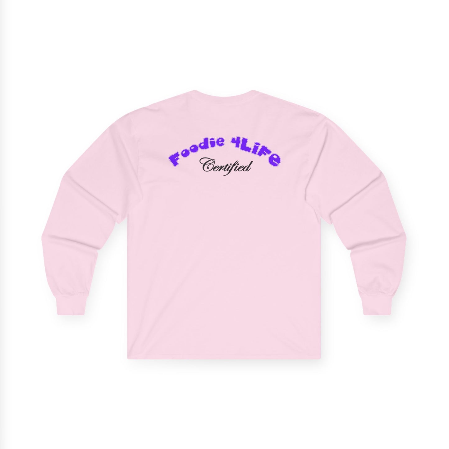 L.O.E.F Foodie 4Life Certified Long Sleeve Tee (Violet)