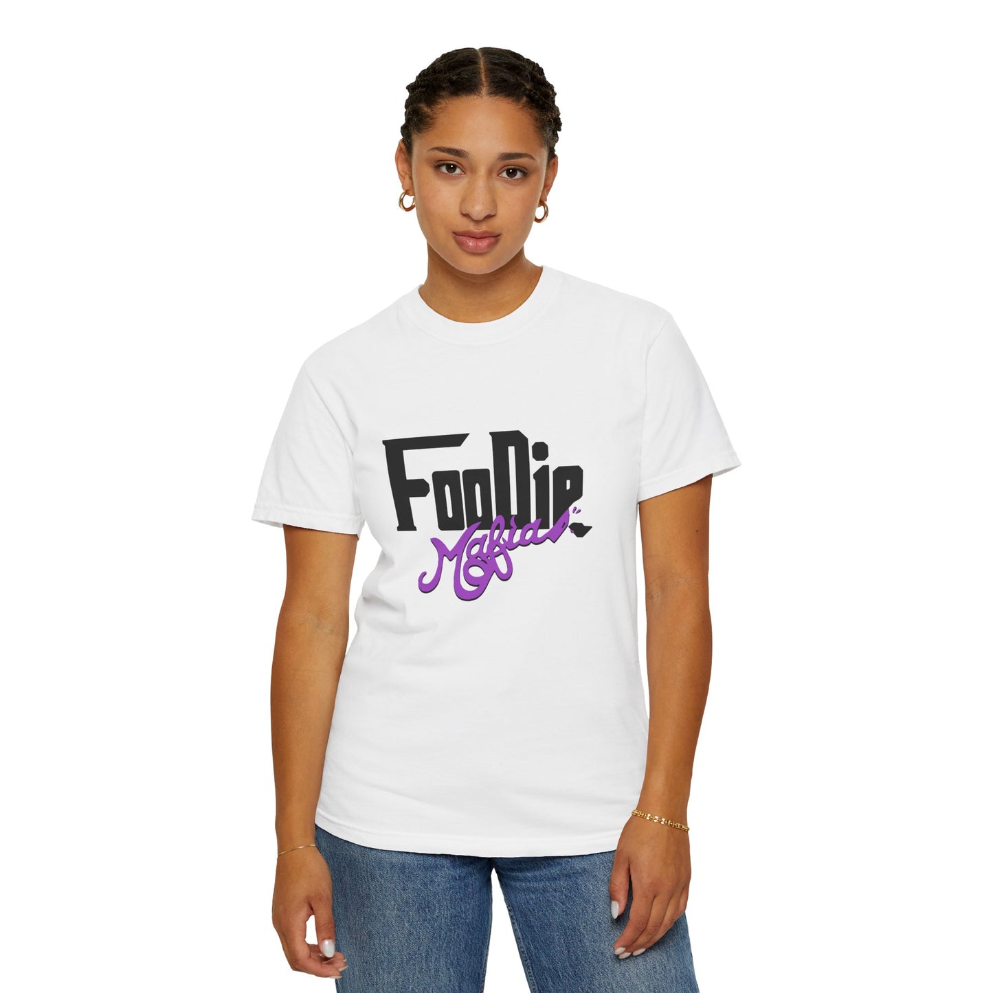 L.O.E.F Foodie Mafia Unisex Tee shirt (Bright Purple)