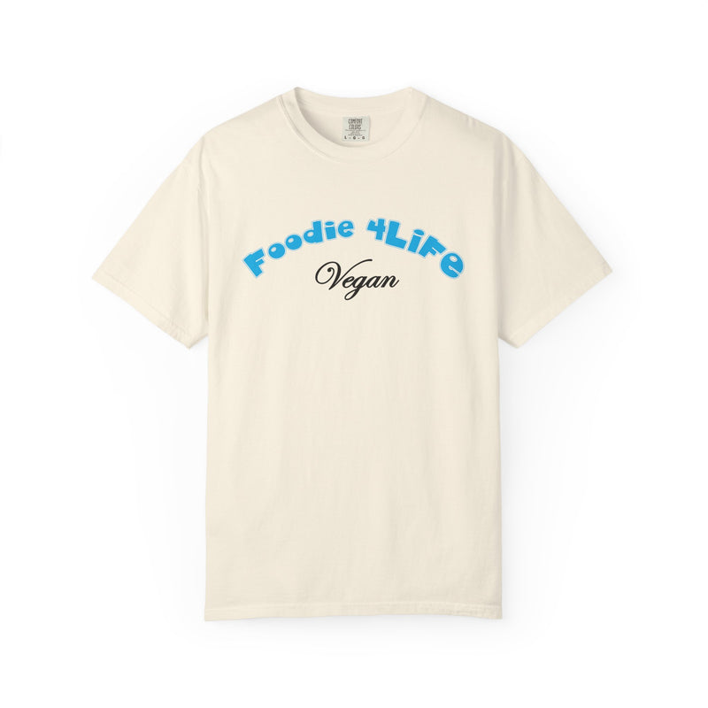 L.O.E.F Foodie 4Life Vegan Unisex Tee Shirt (Sky Blue)