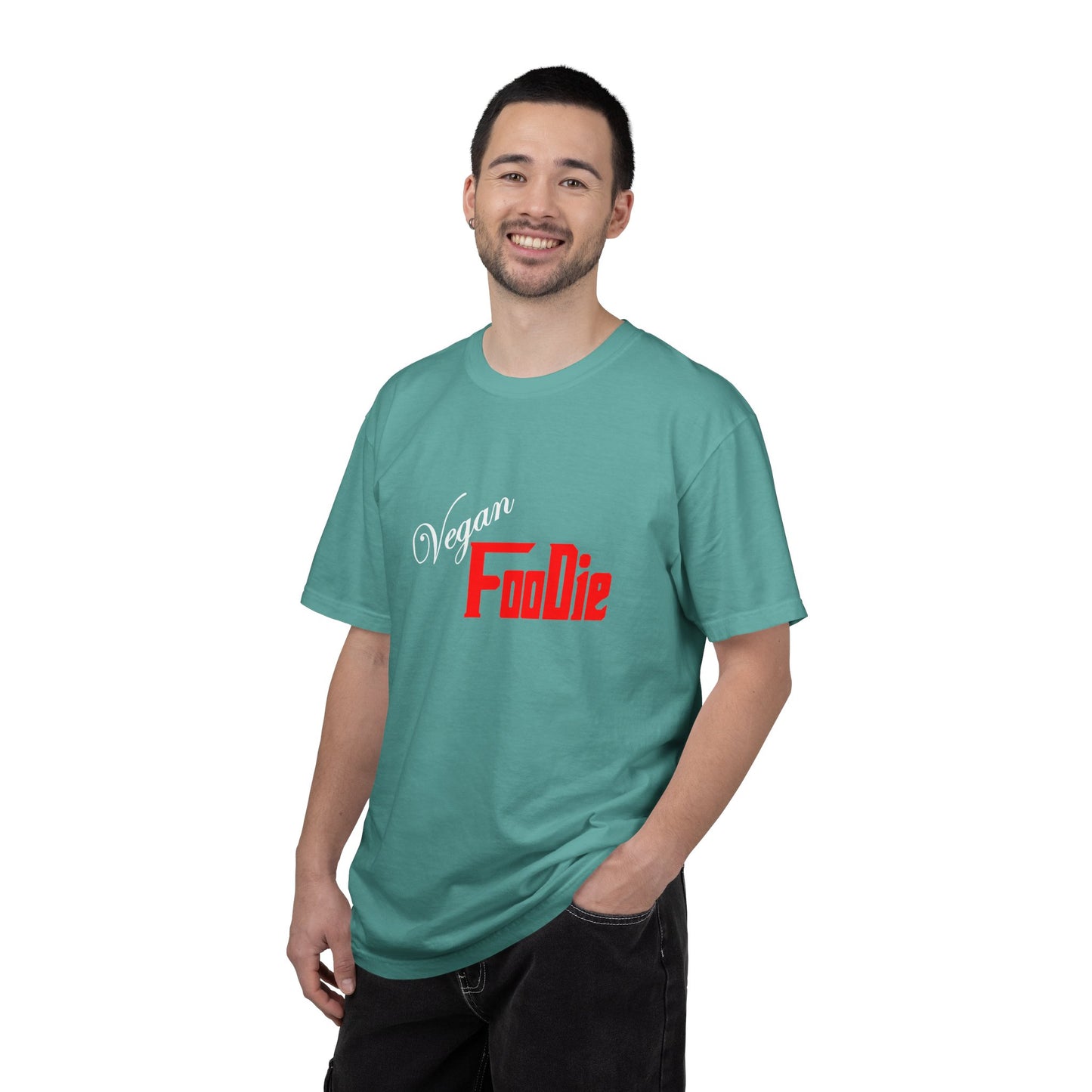 L.O.E.F Unisex Vegan Foodie Tee Shirt (Fiery Red)