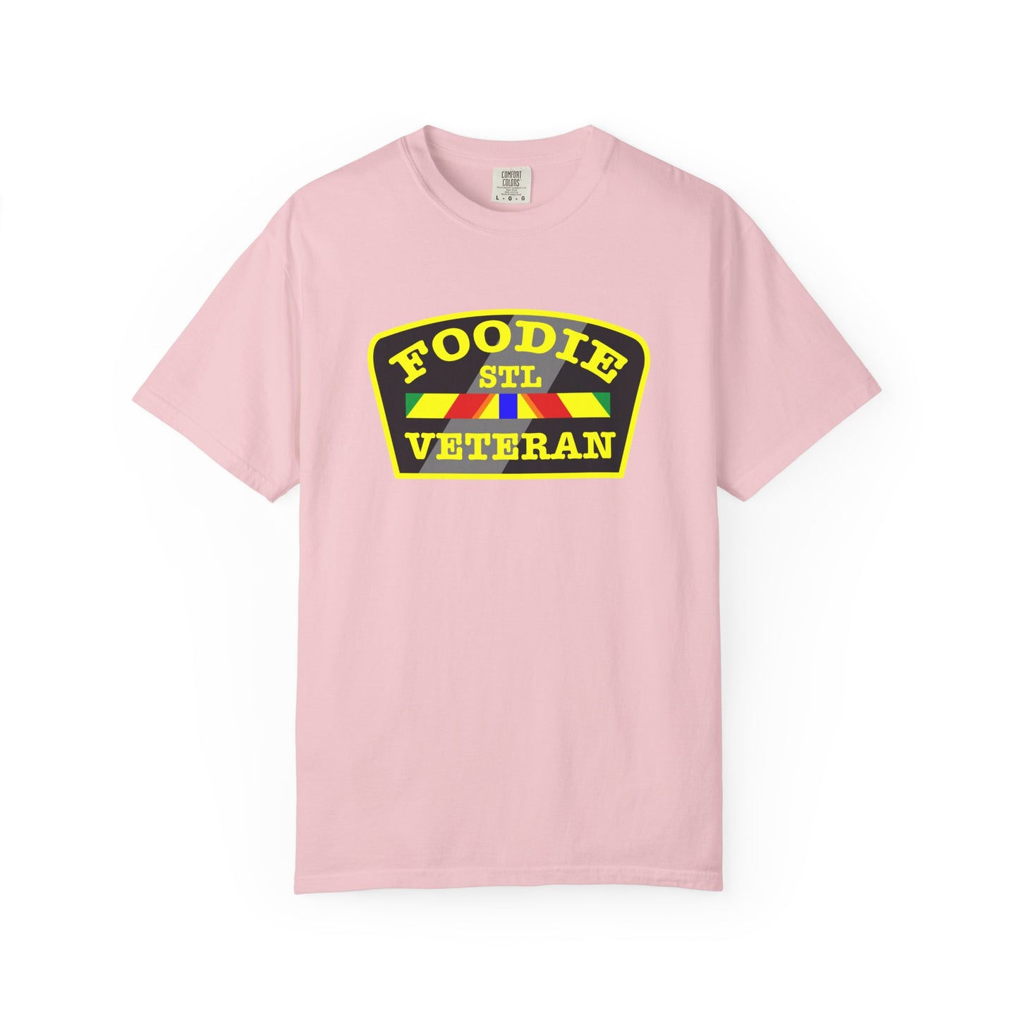 L.O.E.F Foodie Veteran STL Unisex Tee Shirt (Yellow)