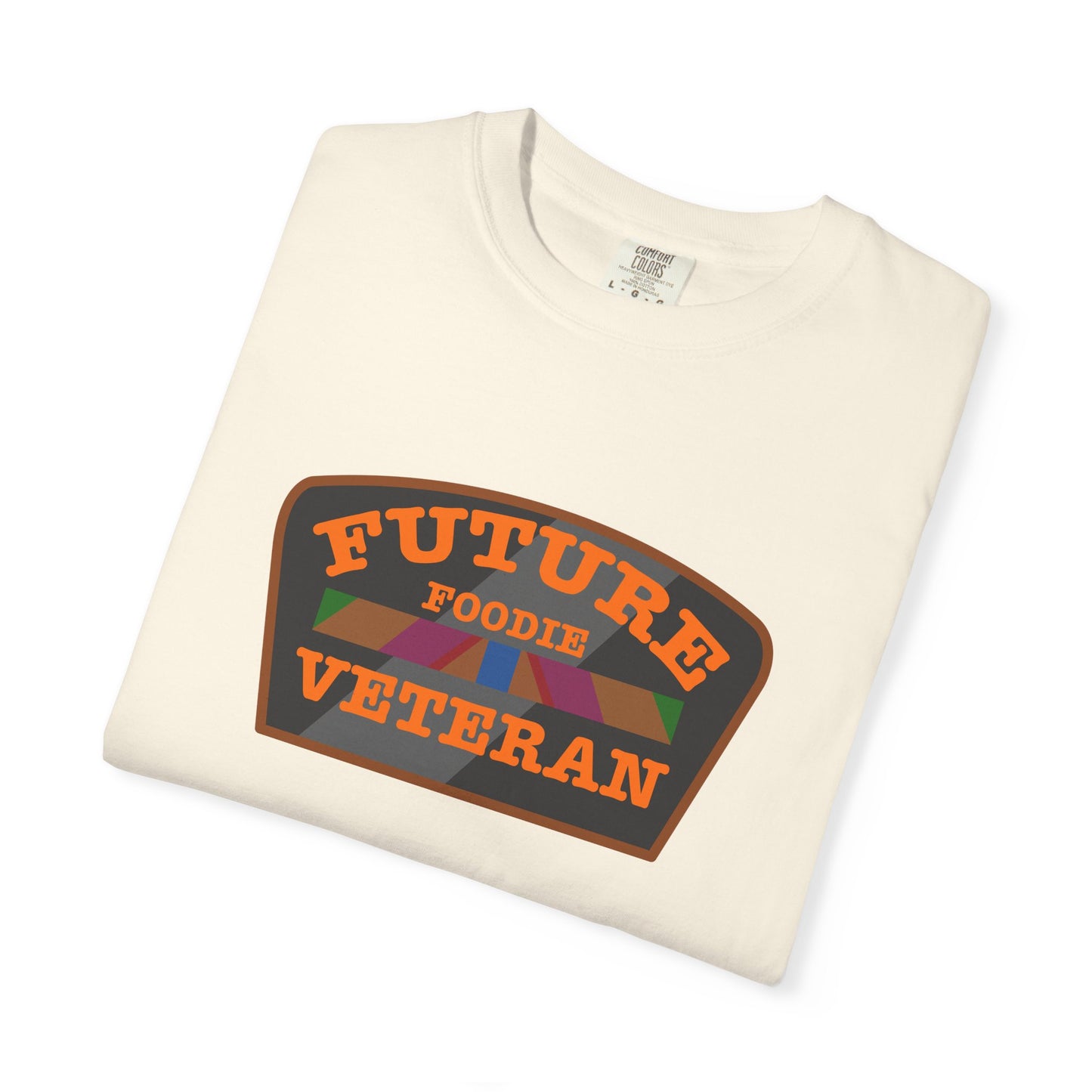 L.O.E.F Future Foodie Veteran Unisex Tee Shirt (Orange)