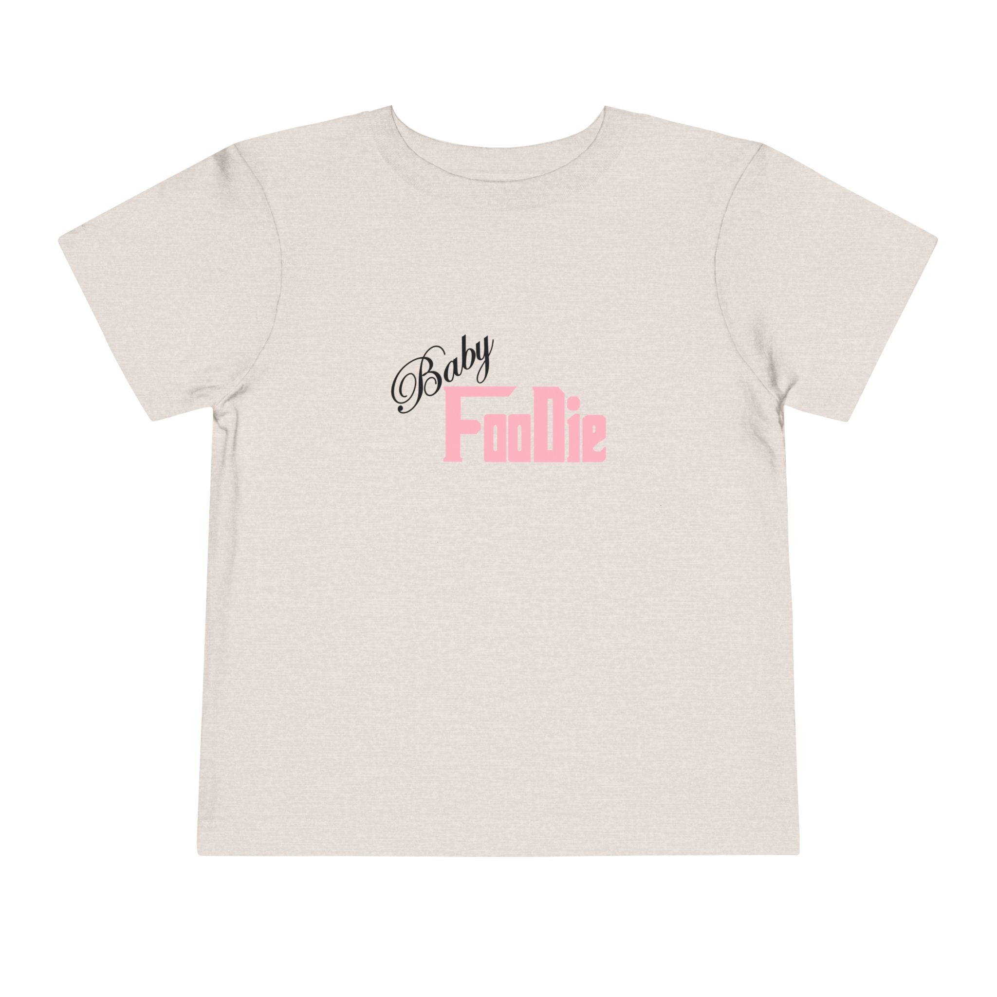 L.O.E.F Baby Foodie Toddler Tee Shirt (Soft Pink)