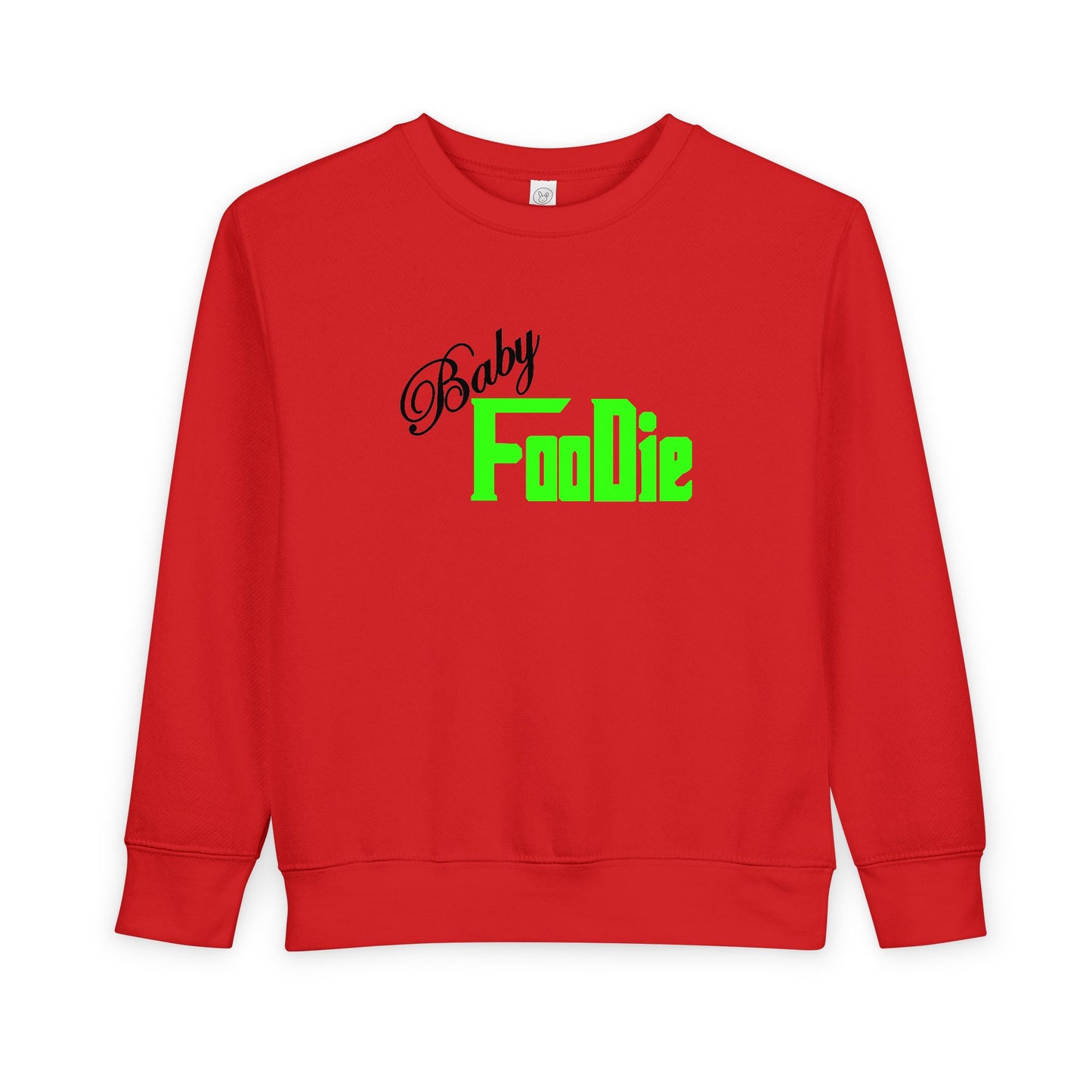 L.O.E.F Baby Foodie Toddler Sweatshirt (Neon Green)
