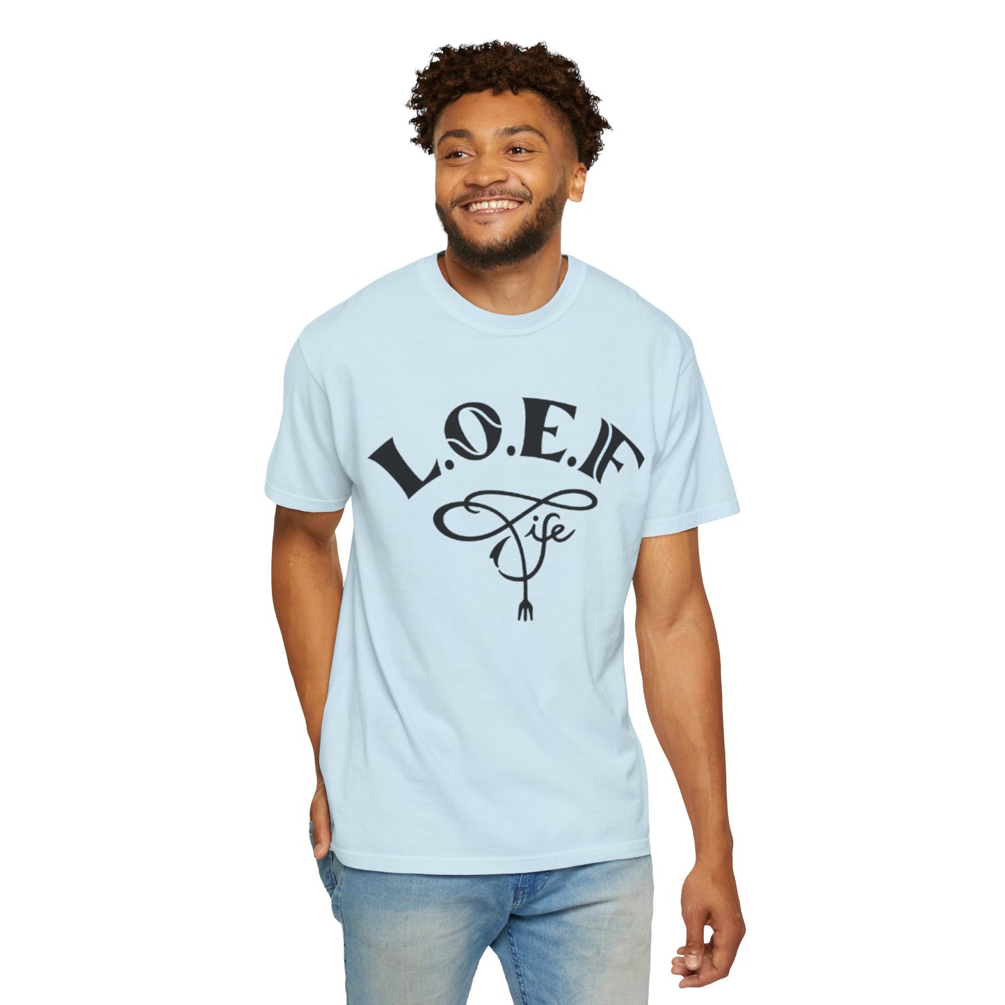 L.O.E.F Life Unisex Tee Shirt (Black)
