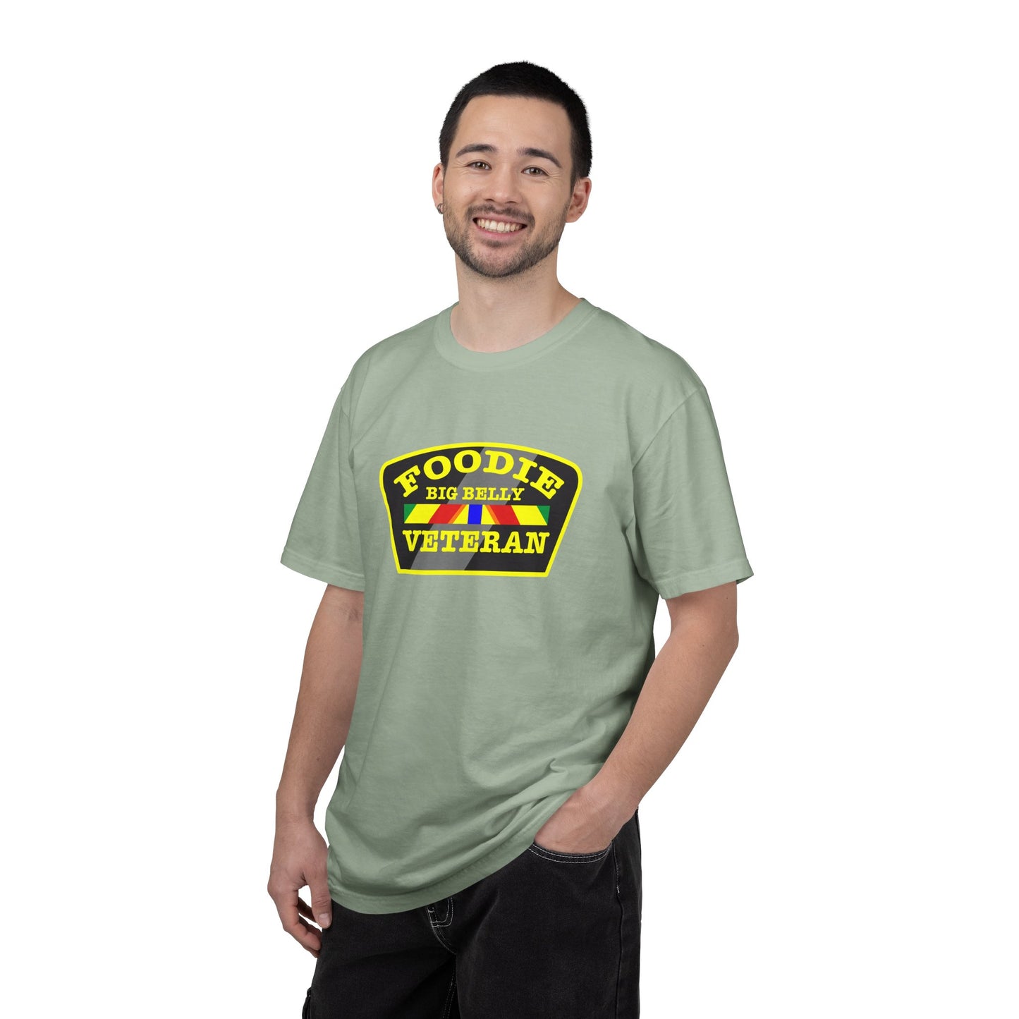 L.O.E.F Foodie Veteran Big Belly Unisex Tee Shirt