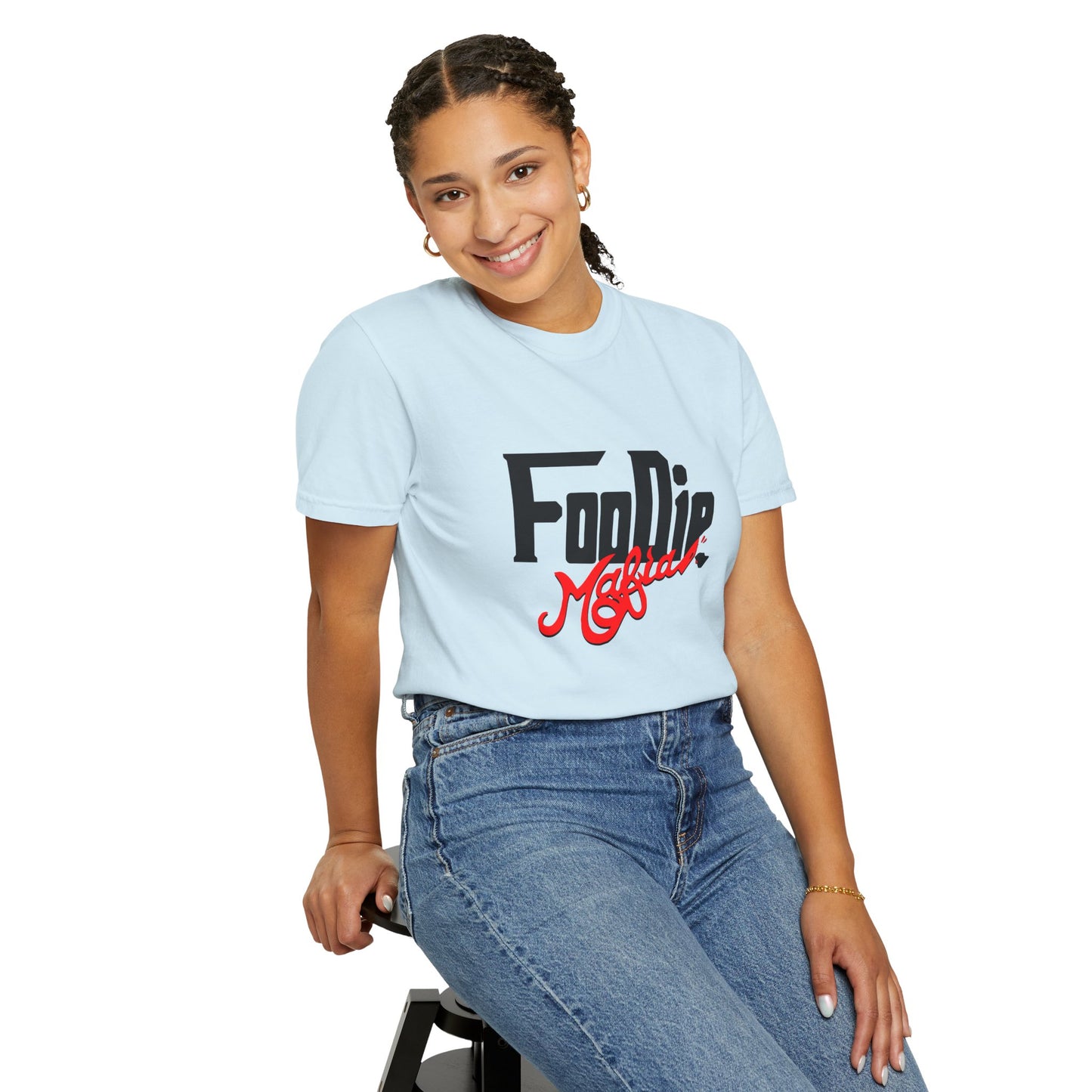 L.O.E.F Foodie Mafia Unisex Tee Shirt (Flat Red)
