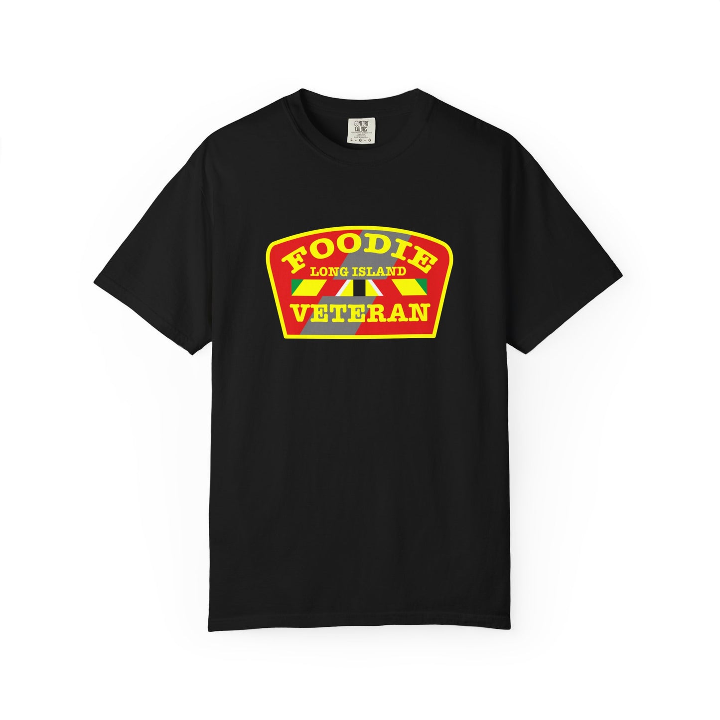 L.O.E.F Foodie Veteran Long Island Unisex Tee Shirt (Yellow)