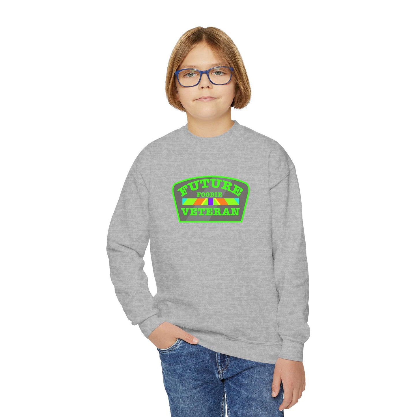 L.O.E.F Young Future Foodie Veteran Sweatshirt (Neon Green)