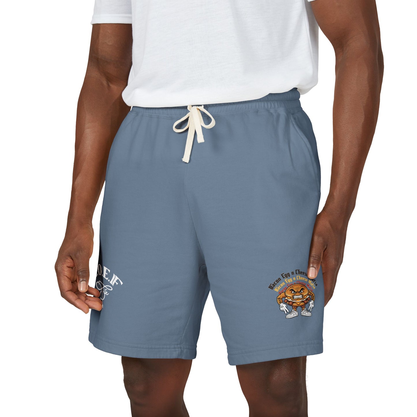L.O.E.F Bacon Egg N Cheese Mafia Sweat Shorts