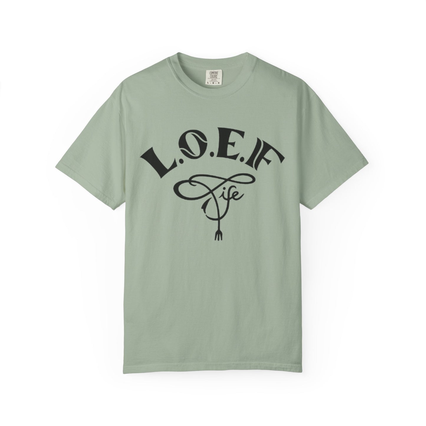 L.O.E.F Life Unisex Tee Shirt (Black)