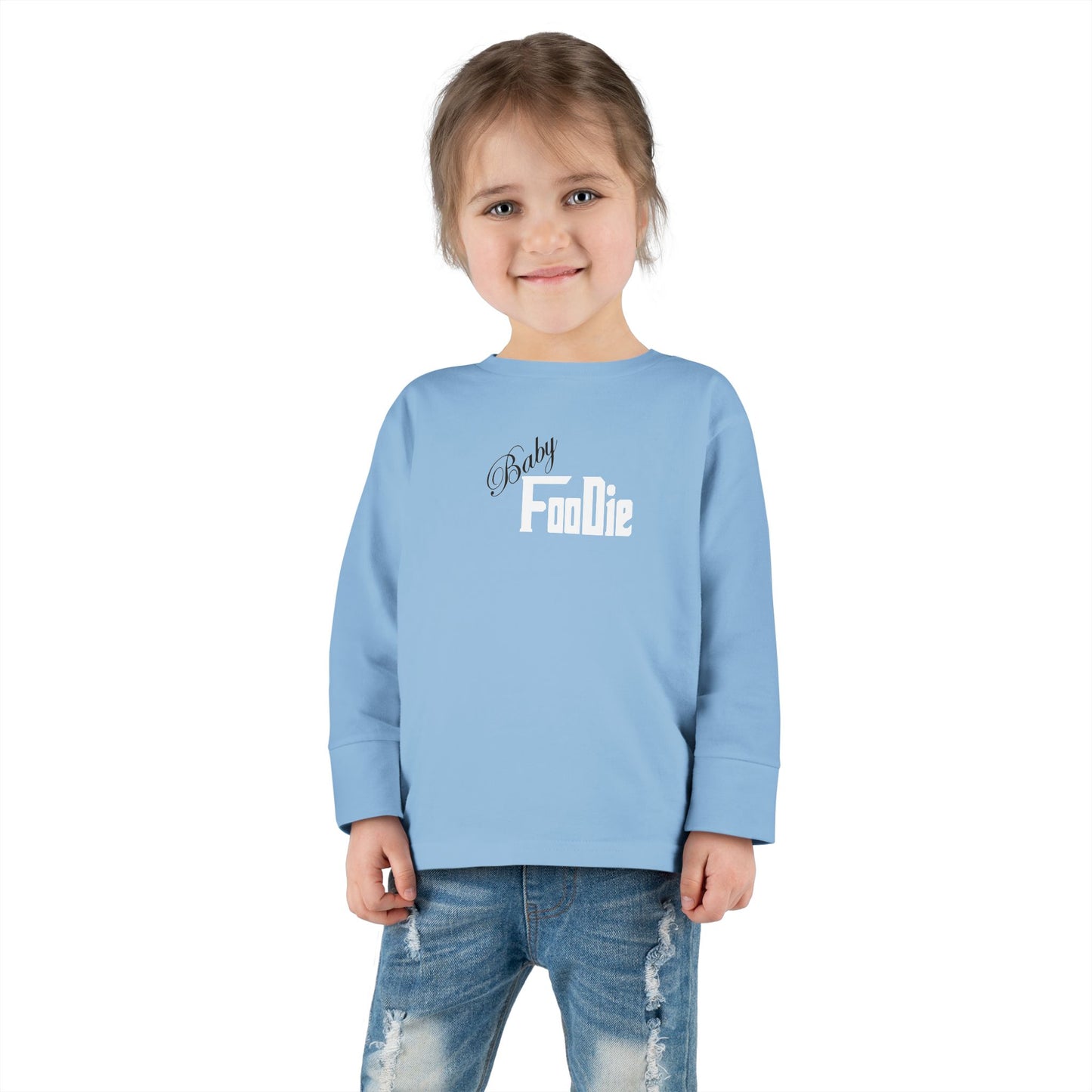 L.O.E.F Future Foodie Toddler Long Sleeve Tee (White)