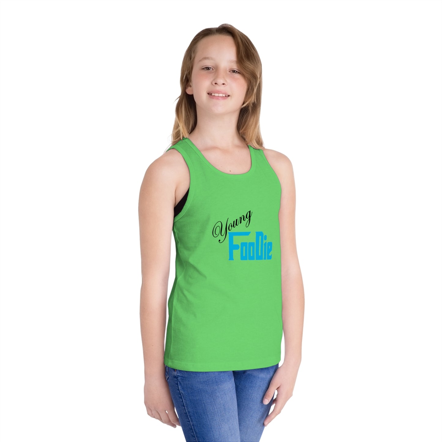L.O.E.F Young Foodie Kid Tank Top (Neon Blue)
