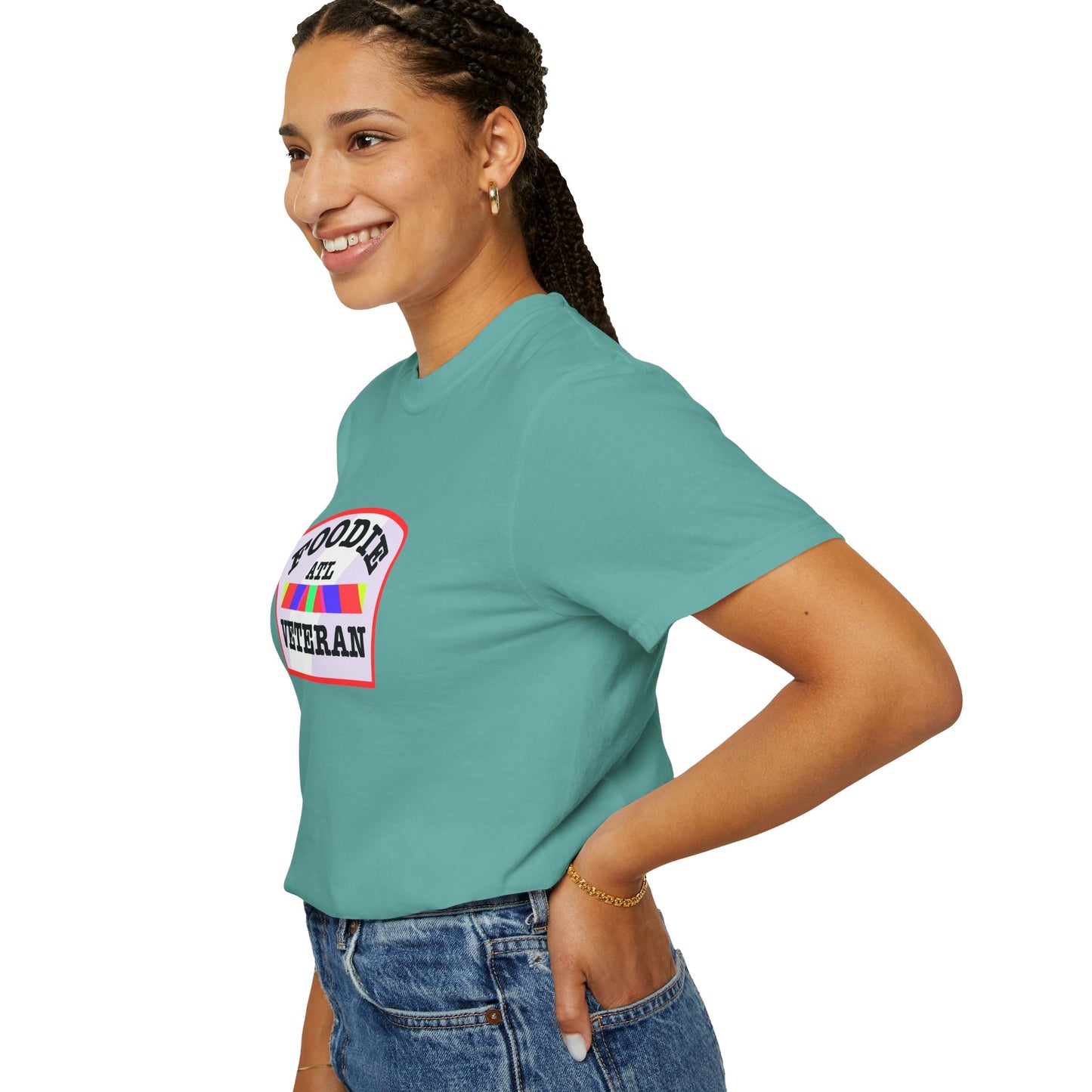 L.O.E.F Foodie Veteran ATL Unisex Tee Shirt (Soft Pink)