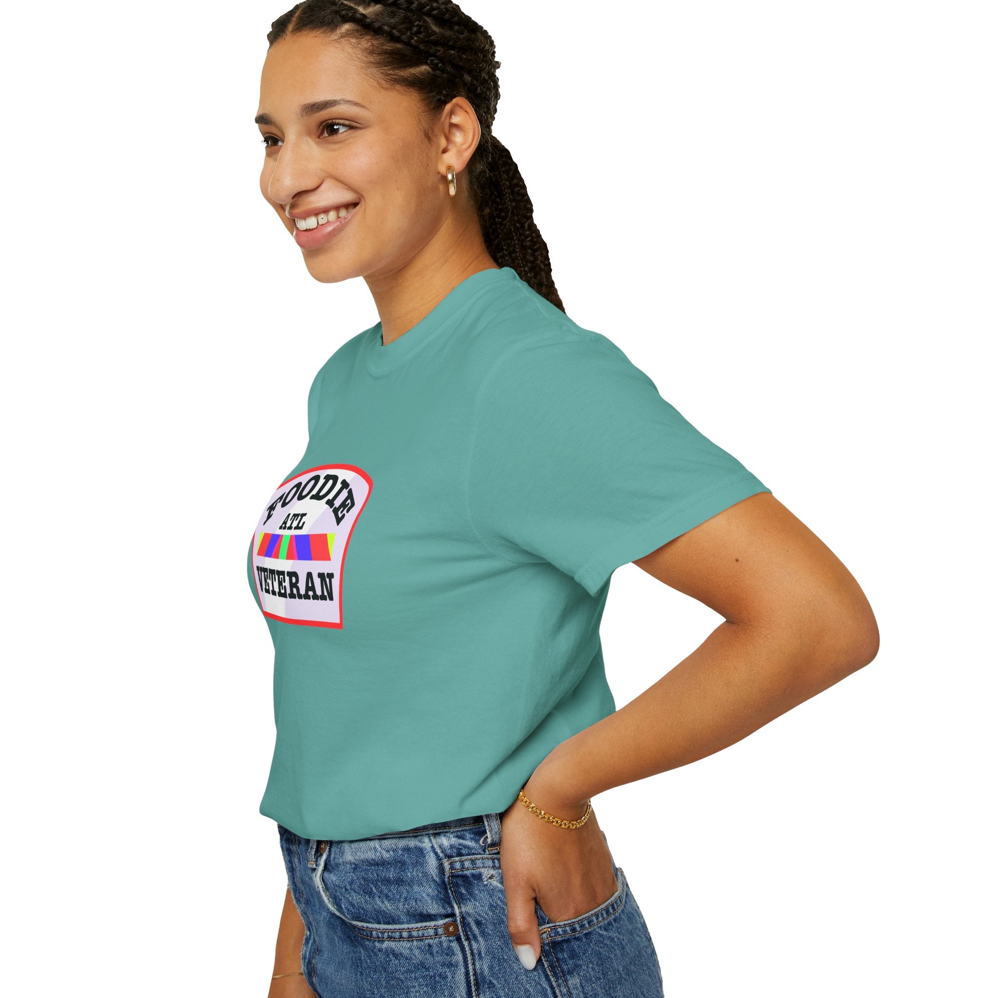 L.O.E.F Foodie Veteran ATL Unisex Tee Shirt (Soft Pink)