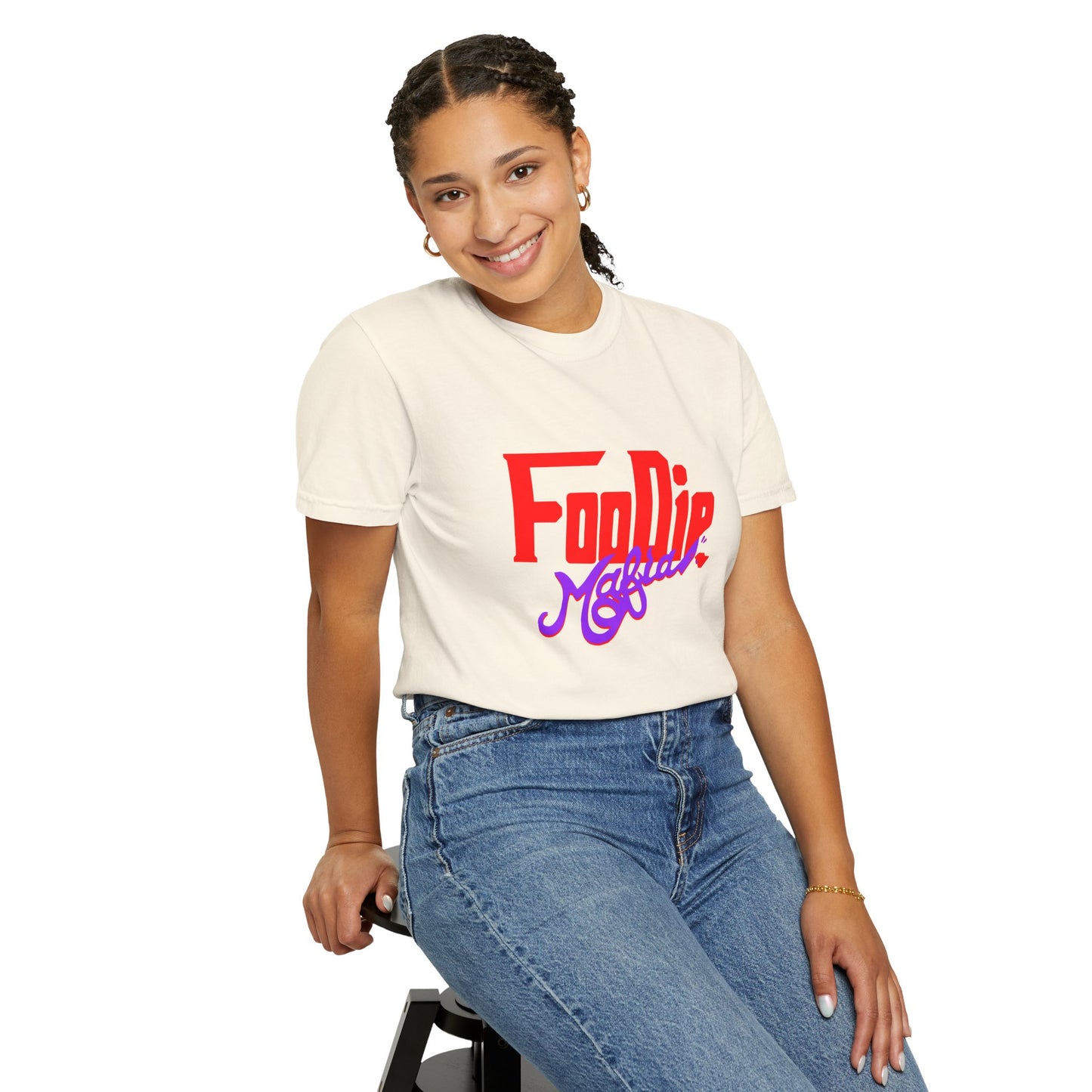 L.O.E.F Red Foodie Mafia Unisex Tee Shirt (Purple)